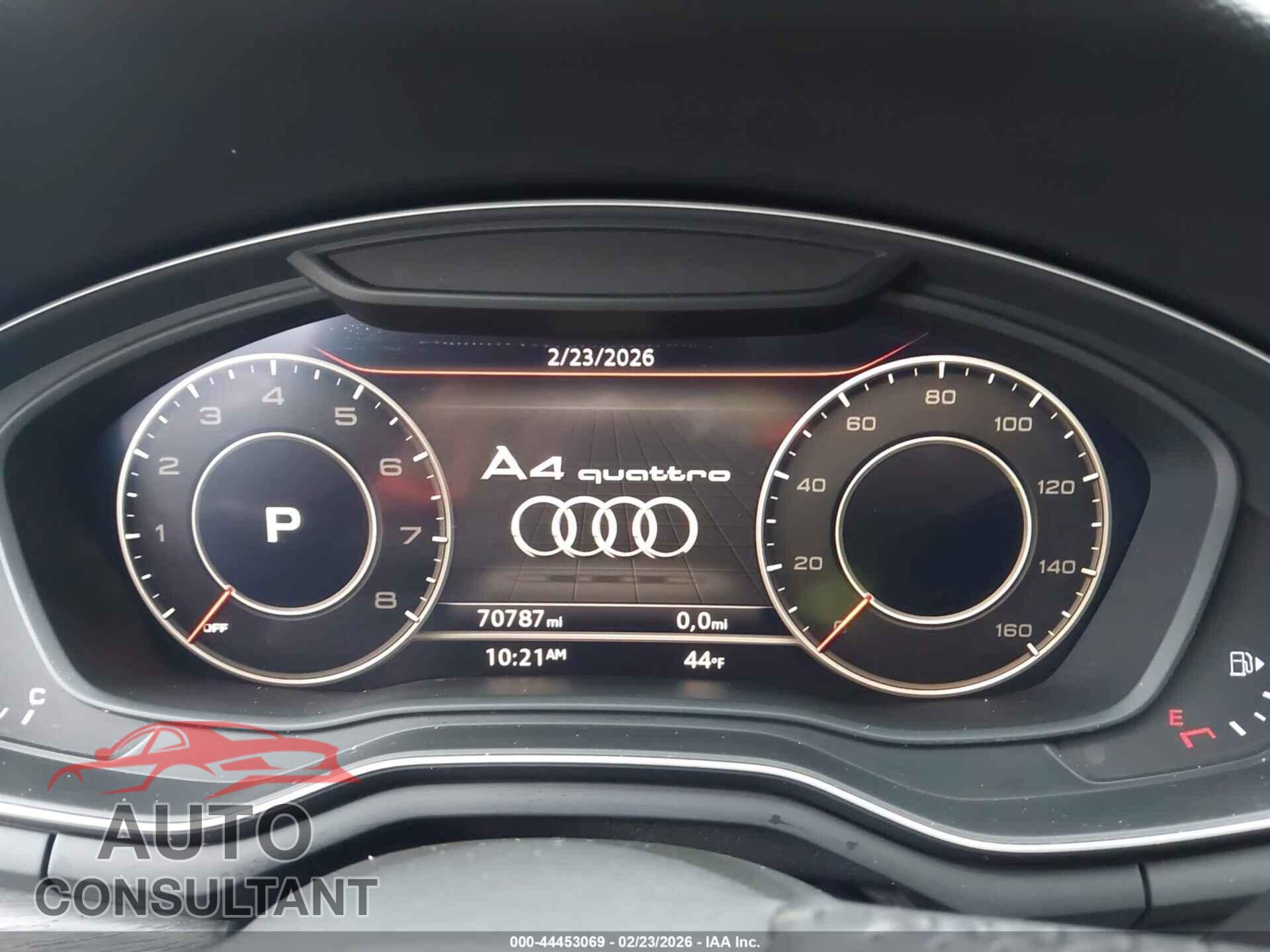 AUDI A4 2017 - WAUENAF45HN030663
