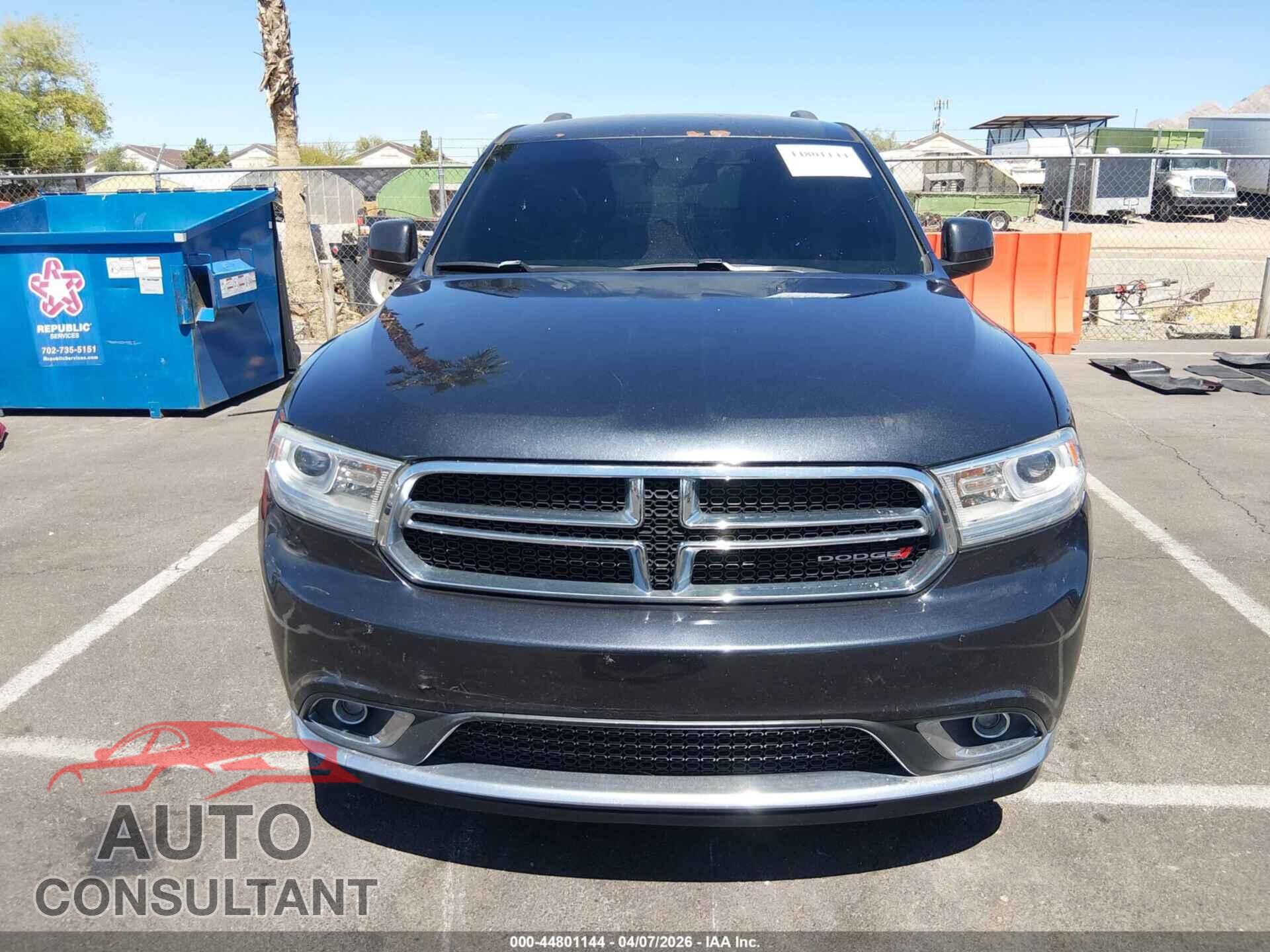 DODGE DURANGO 2015 - 1C4RDJAG8FC236609