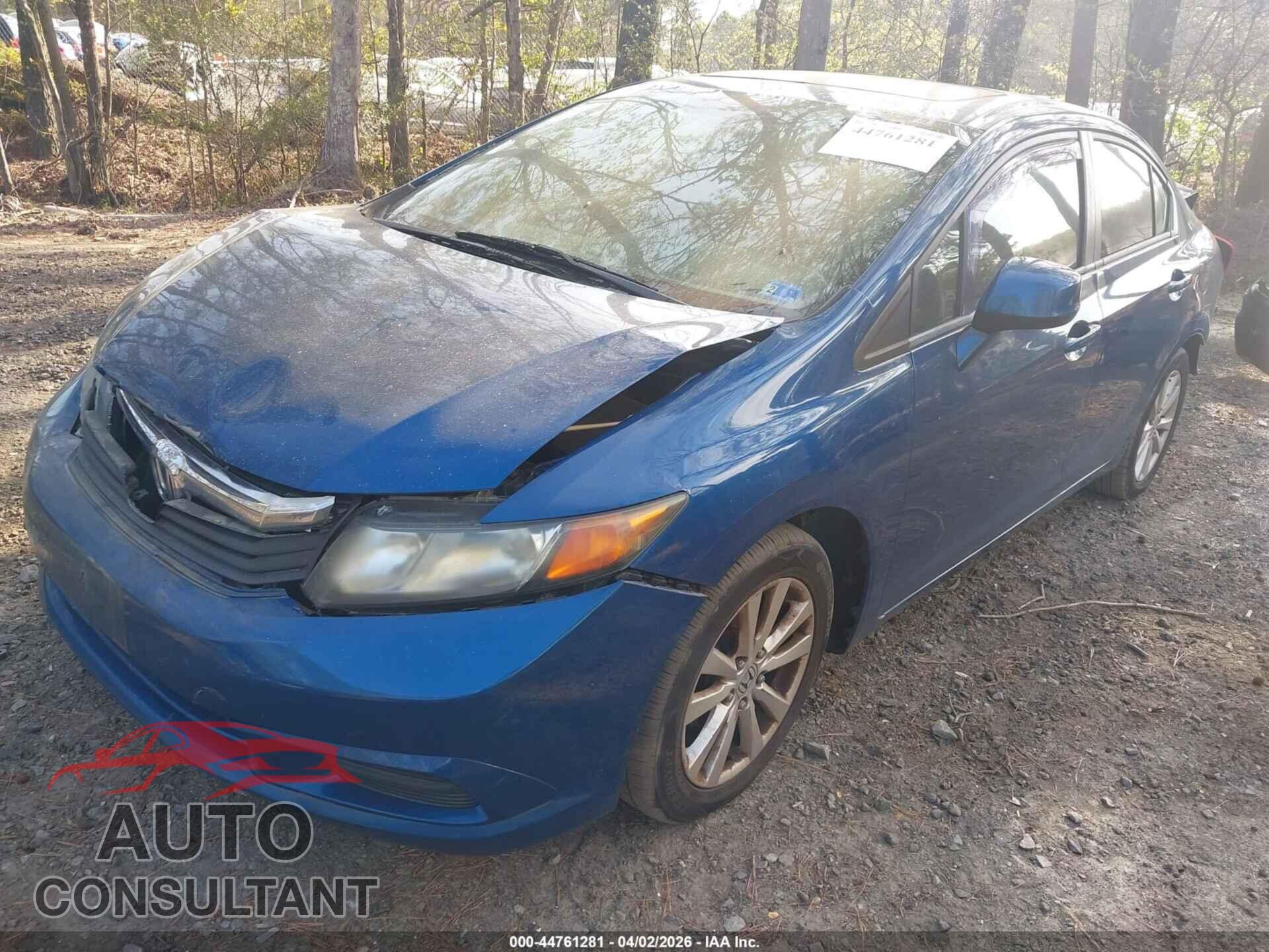 HONDA CIVIC 2012 - 19XFB2F92CE363434