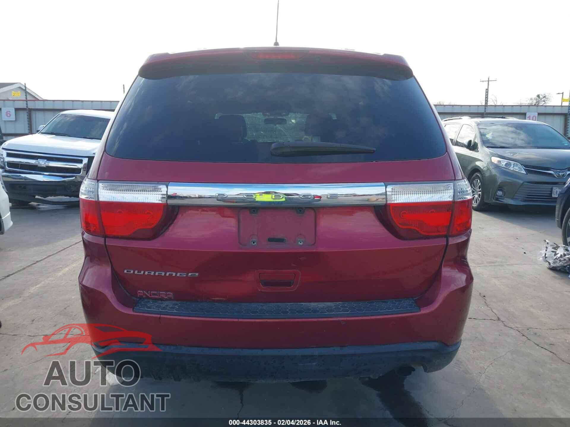 DODGE DURANGO 2013 - 1C4RDHAGXDC676255