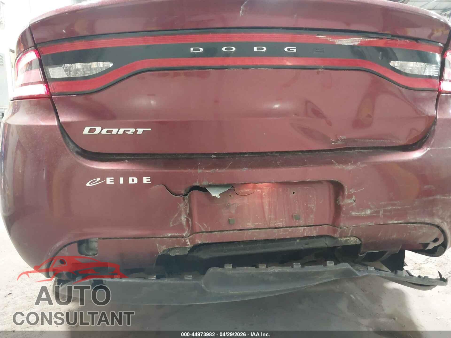 DODGE DART 2015 - 1C3CDFAA3FD375236