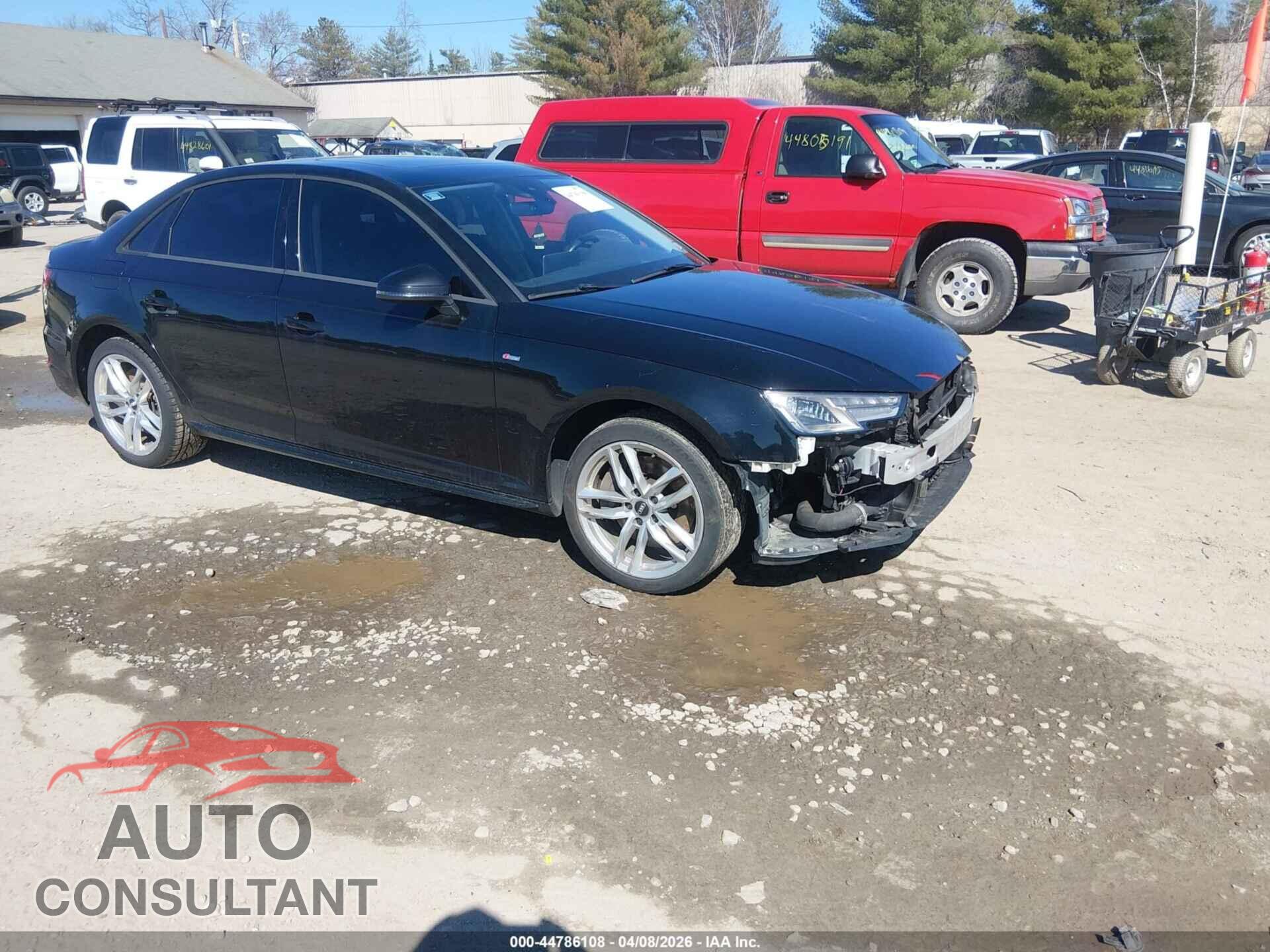 AUDI A4 2017 - WAUDNAF48HN045332