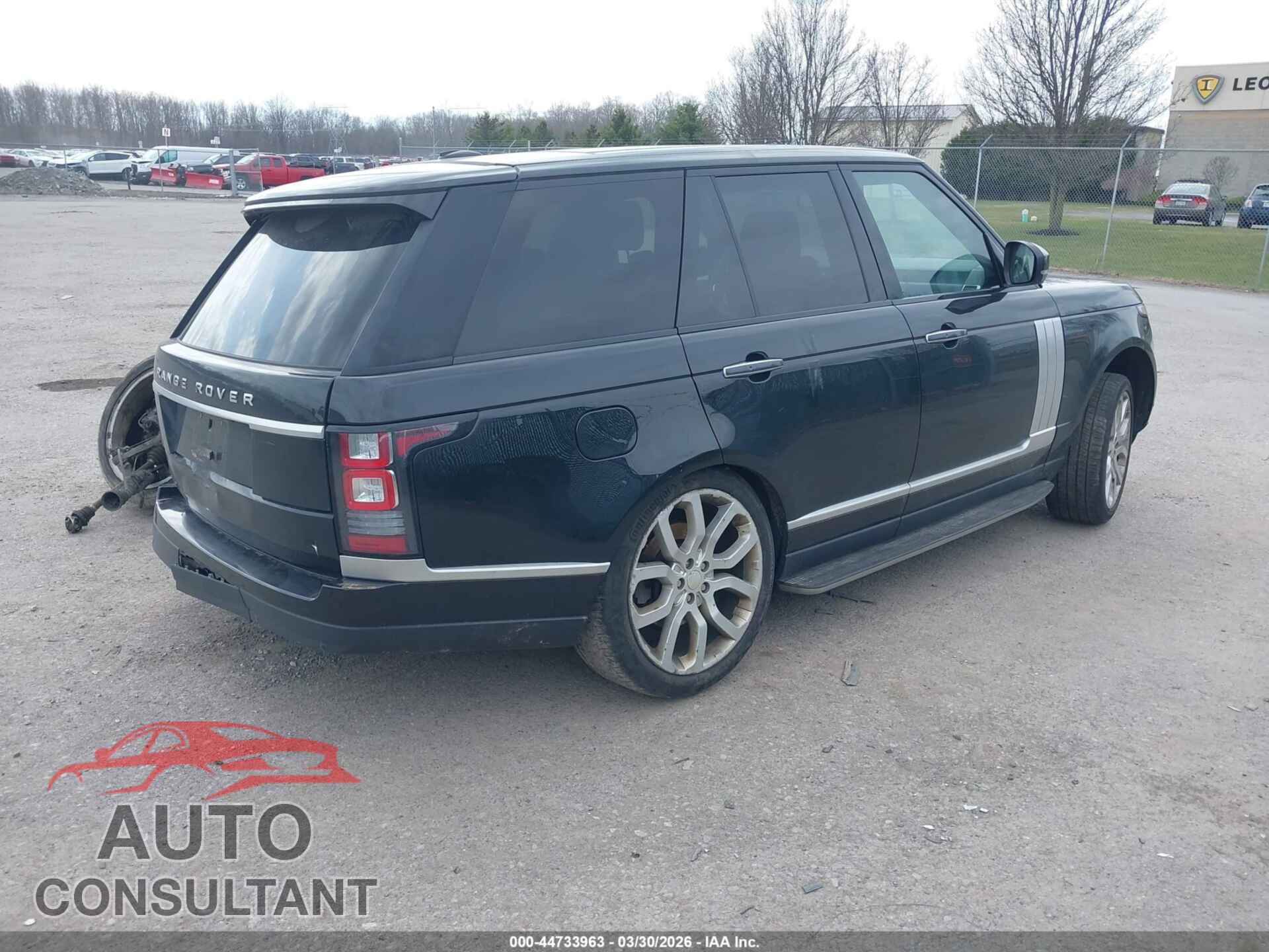 LAND ROVER RANGE ROVER 2015 - SALGS2VF3FA205759