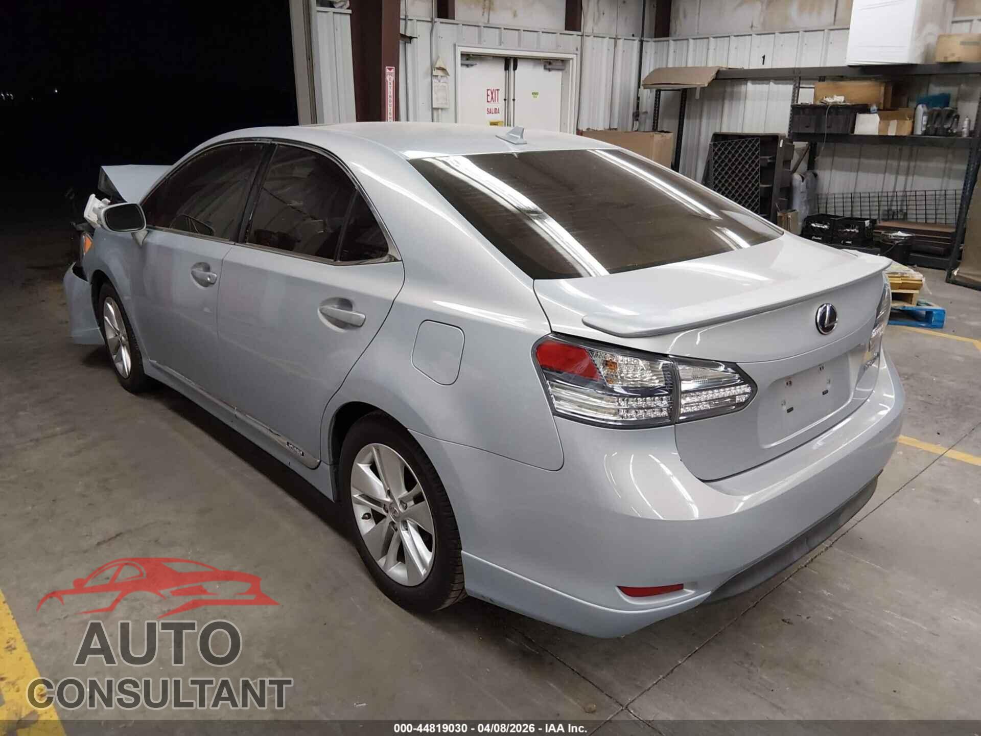 LEXUS HS 250H 2011 - JTHBB1BA1B2046005
