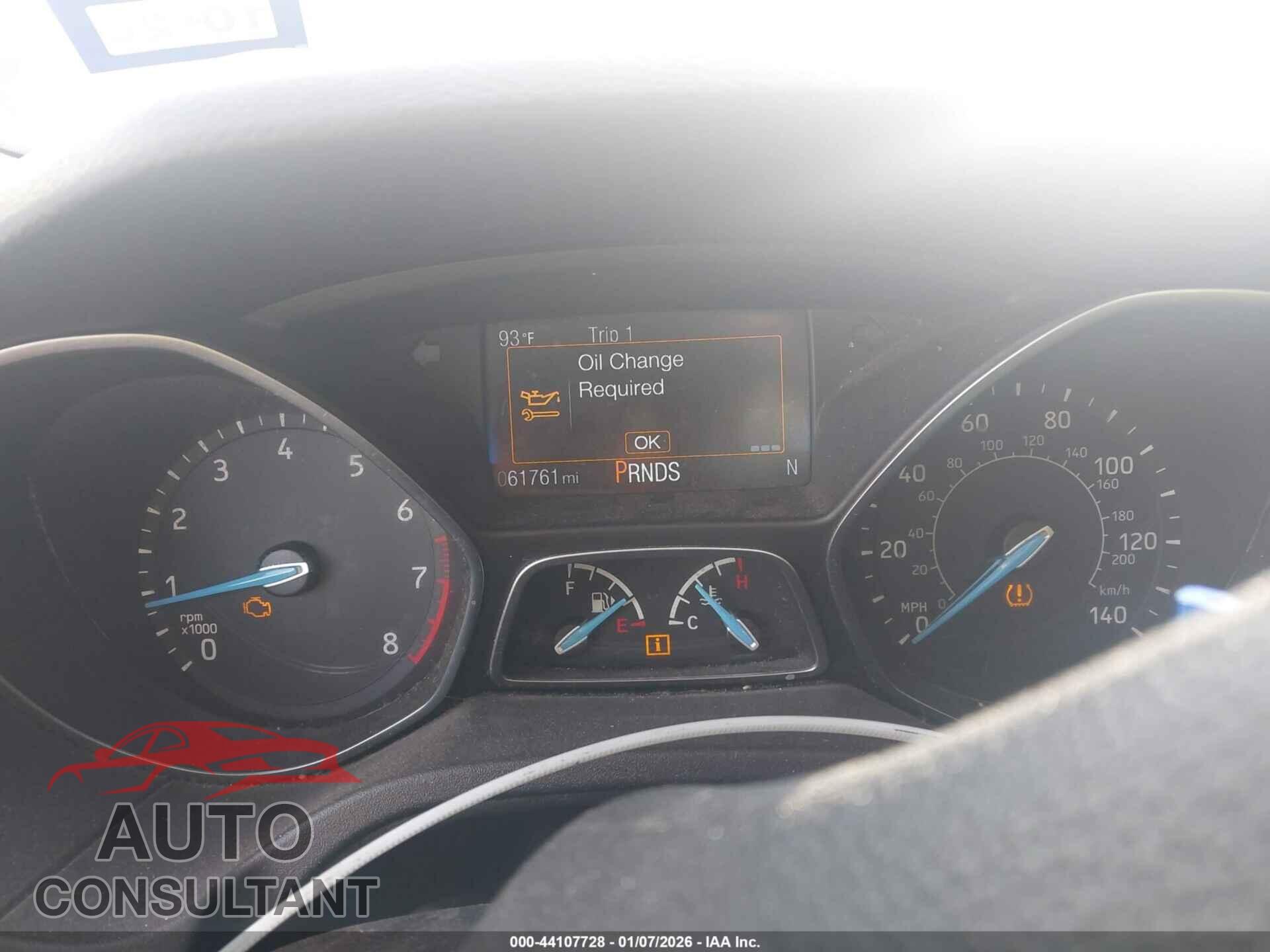 FORD FOCUS 2018 - 1FADP3H23JL312775