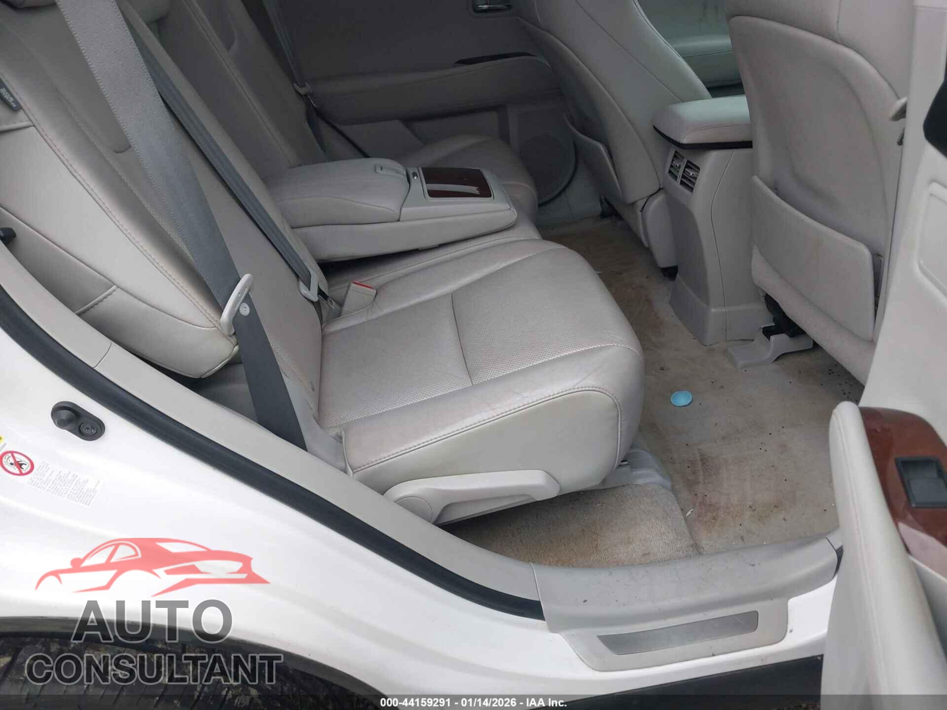 LEXUS RX 350 2011 - 2T2BK1BA7BC096020