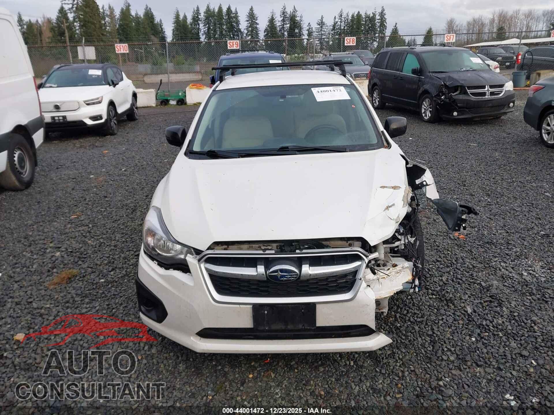 SUBARU IMPREZA 2012 - JF1GPAA63CH210218