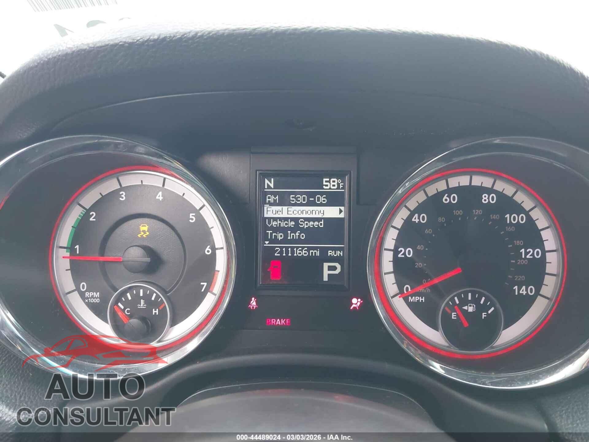 DODGE DURANGO 2012 - 1C4RDJDGXCC105656