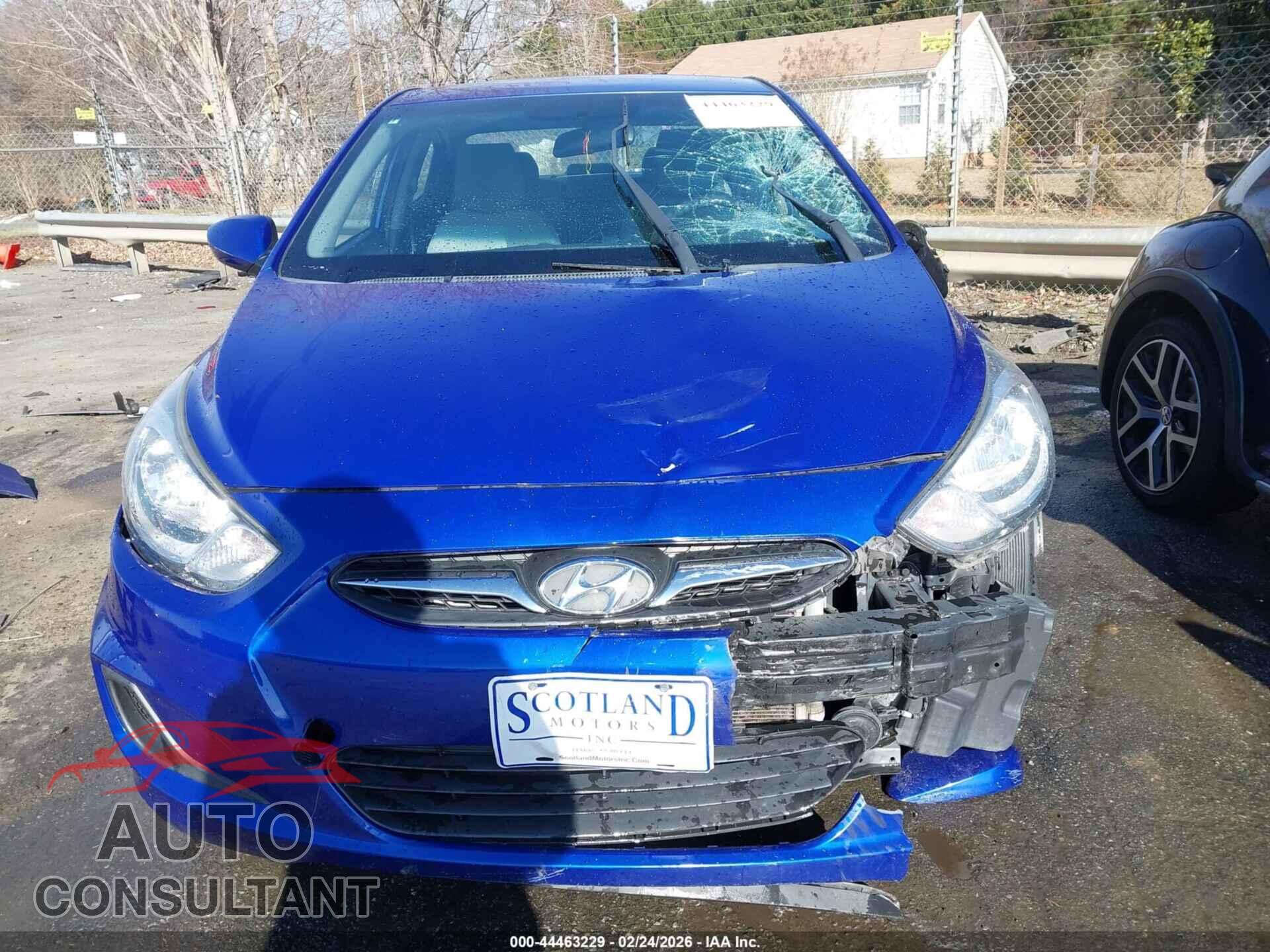 HYUNDAI ACCENT 2013 - KMHCT4AE5DU509355