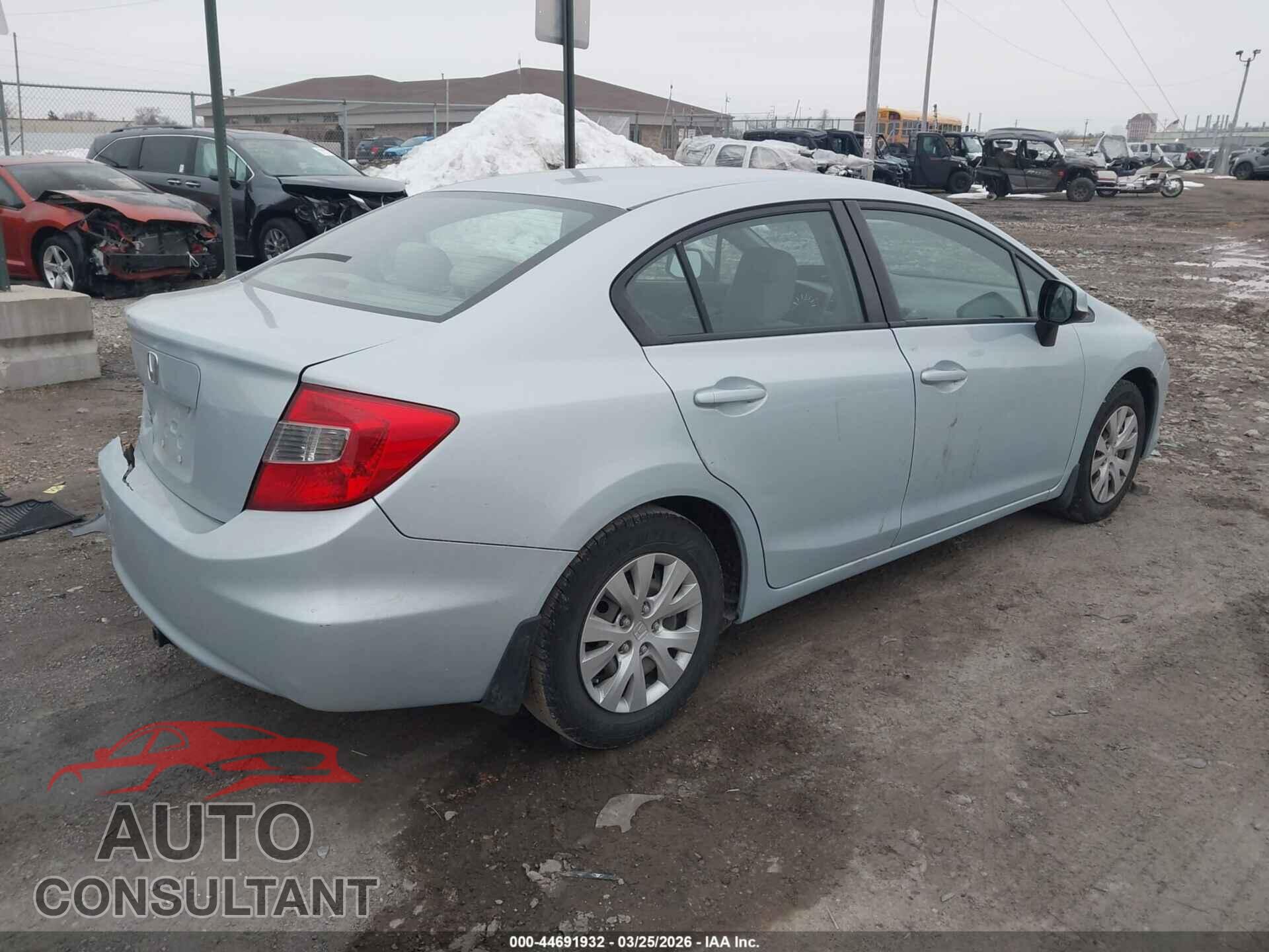 HONDA CIVIC 2012 - 2HGFB2F51CH593100
