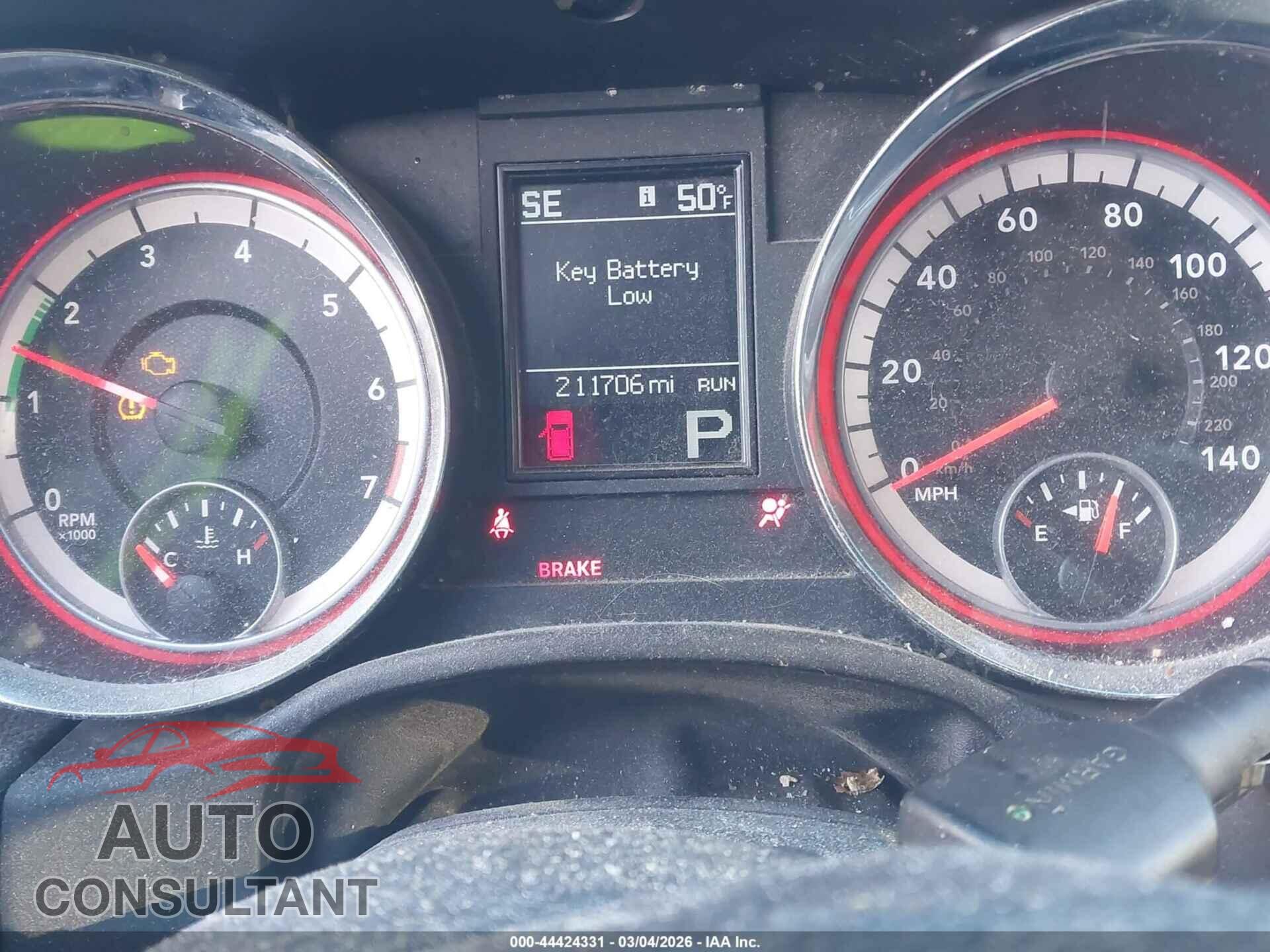 DODGE DURANGO 2011 - 1D4RE4GGXBC732322