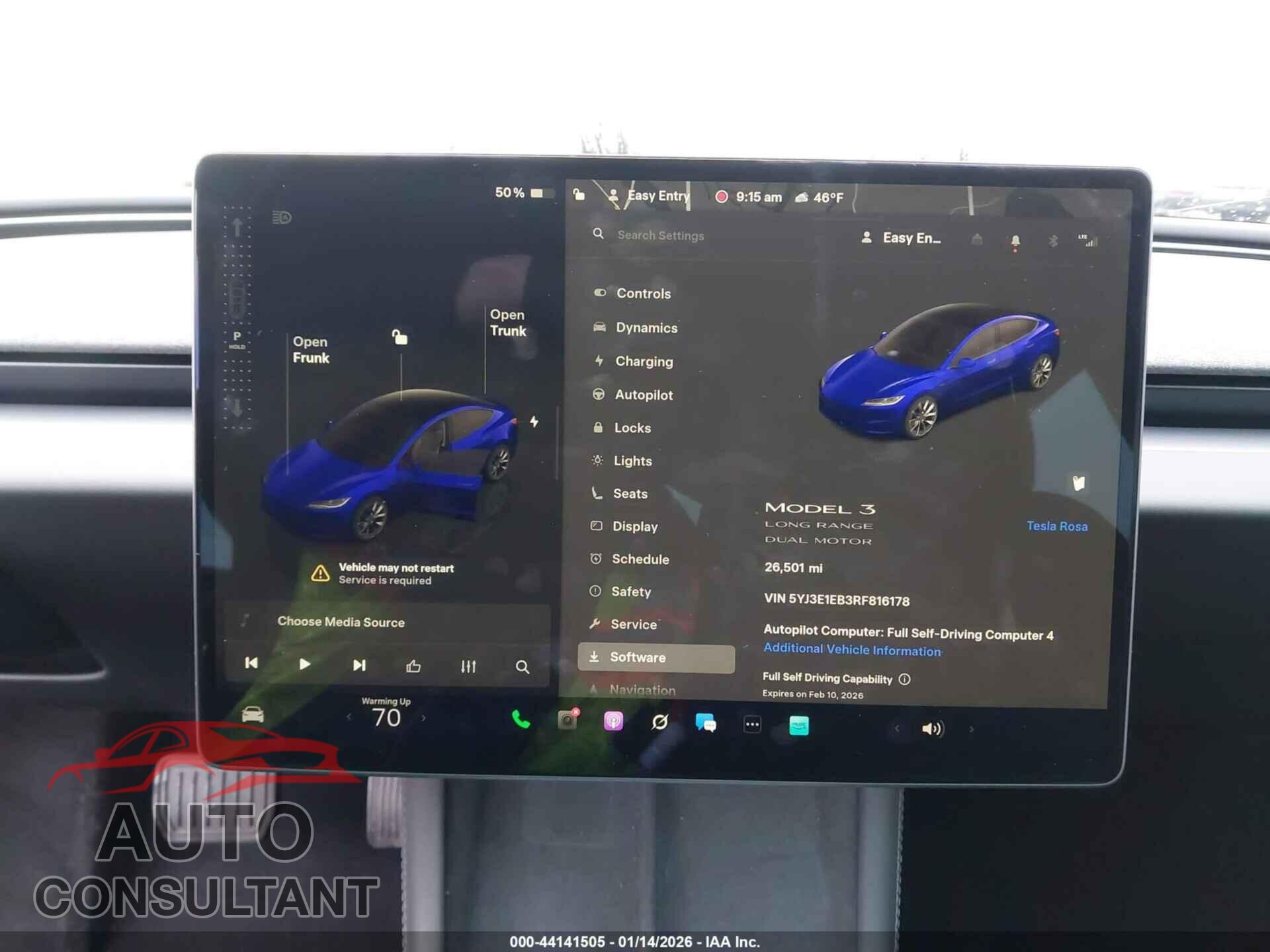 TESLA MODEL 3 2024 - 5YJ3E1EB3RF816178
