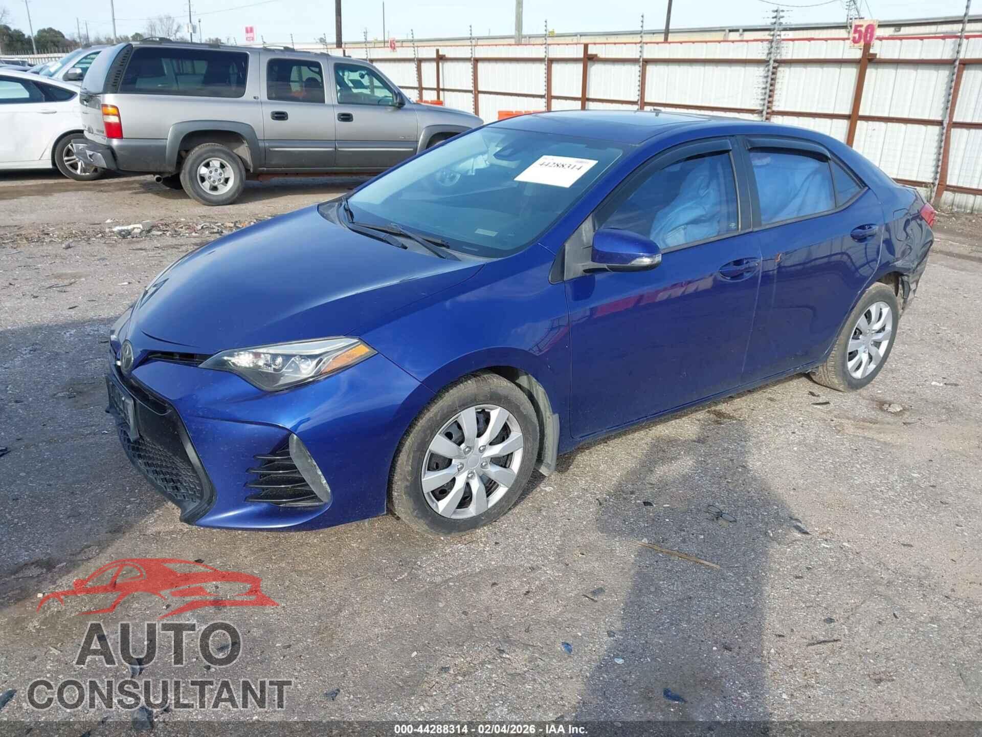 TOYOTA COROLLA 2017 - 2T1BURHE5HC807472