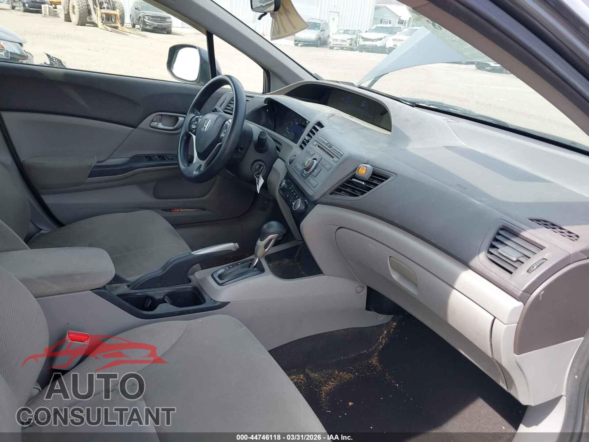 HONDA CIVIC 2012 - 2HGFB2F62CH546196
