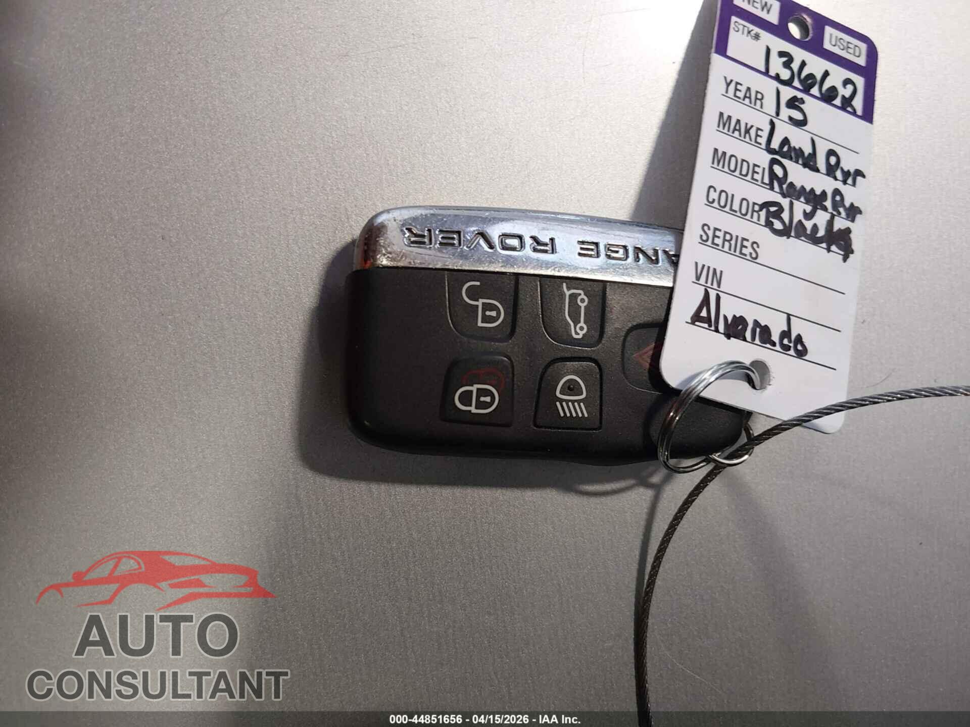LAND ROVER RANGE ROVER 2015 - SALGS2TF4FA228972