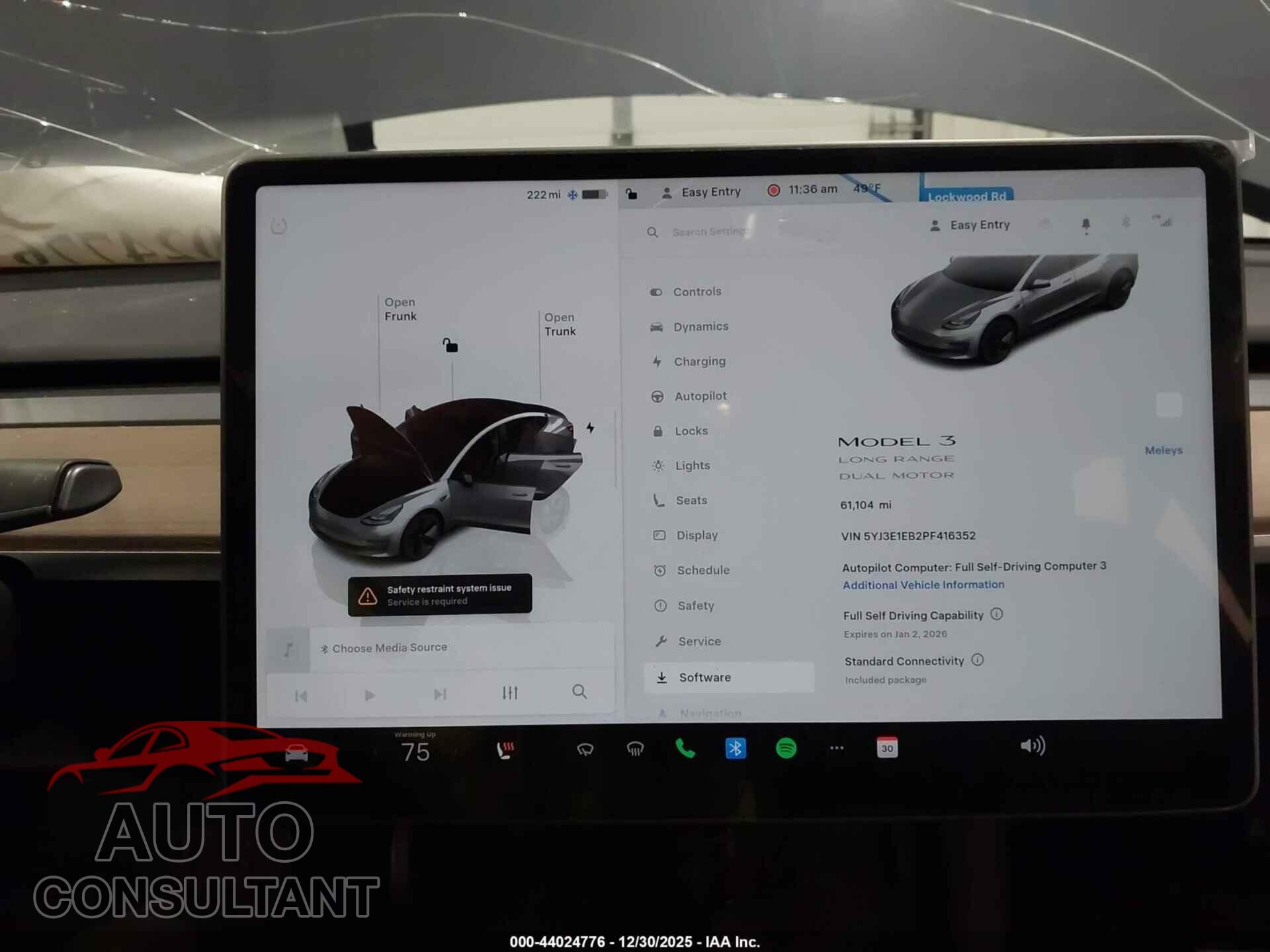 TESLA MODEL 3 2023 - 5YJ3E1EB2PF416352