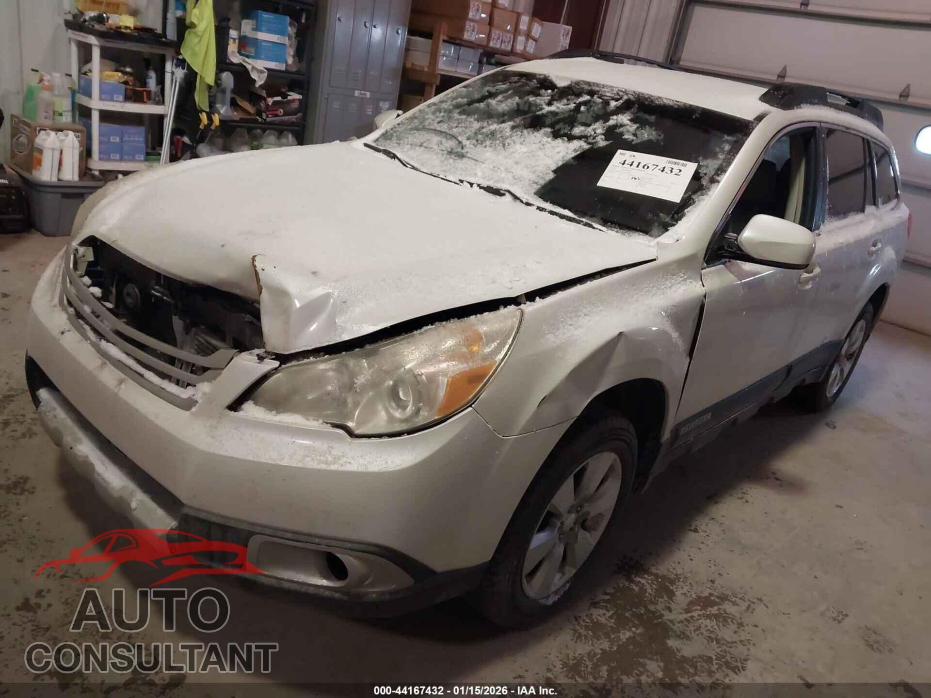 SUBARU OUTBACK 2010 - 4S4BRCCC0A3326995