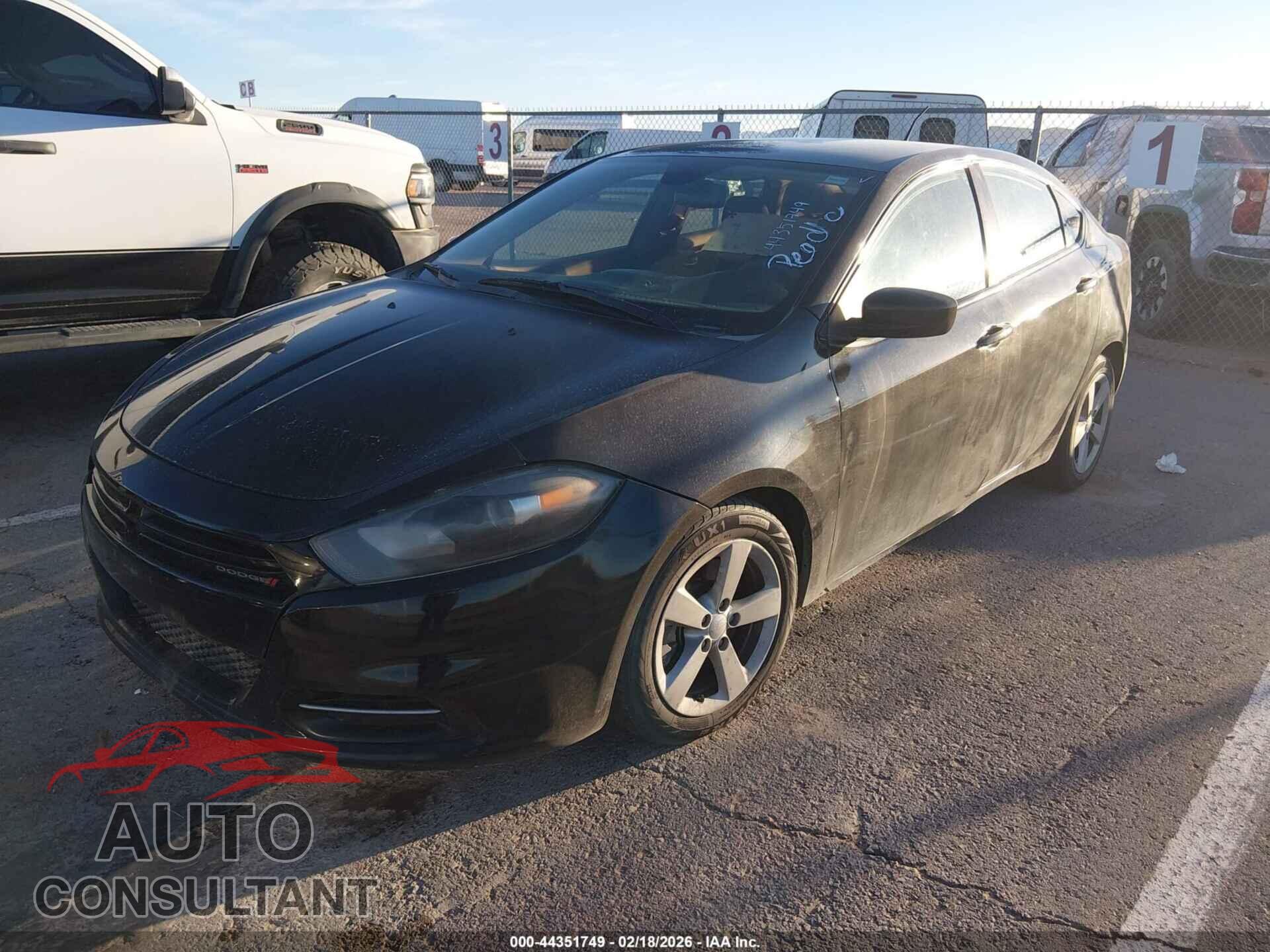 DODGE DART 2016 - 1C3CDFBB6GD570658