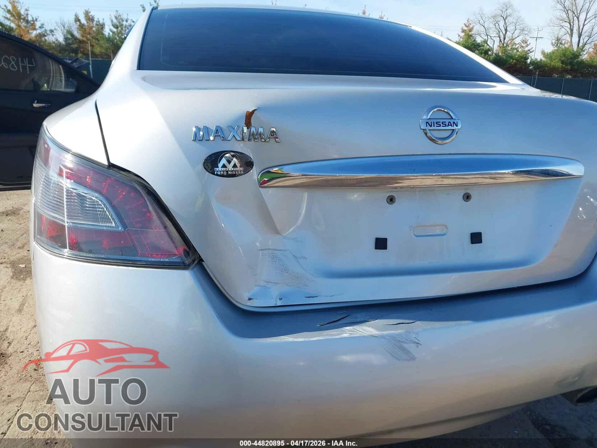 NISSAN MAXIMA 2012 - 1N4AA5AP9CC852950