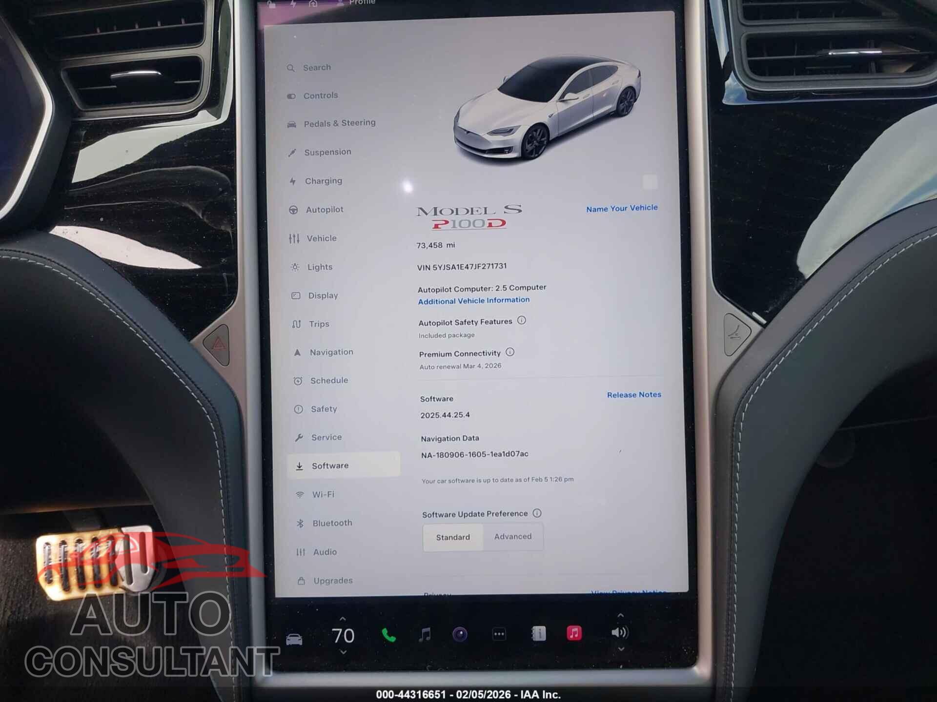 TESLA MODEL S 2018 - 5YJSA1E47JF271731