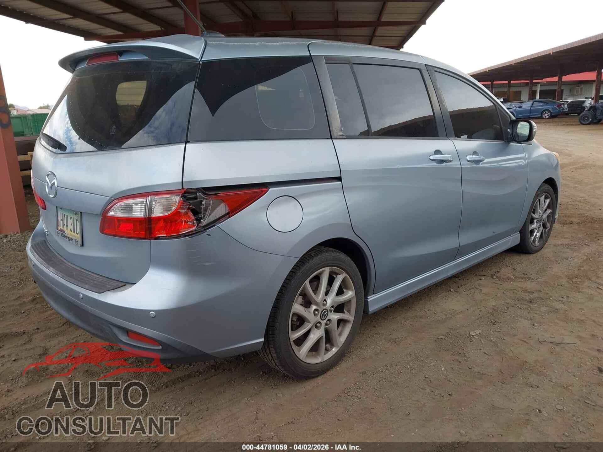 MAZDA MAZDA5 2013 - JM1CW2DLXD0154393