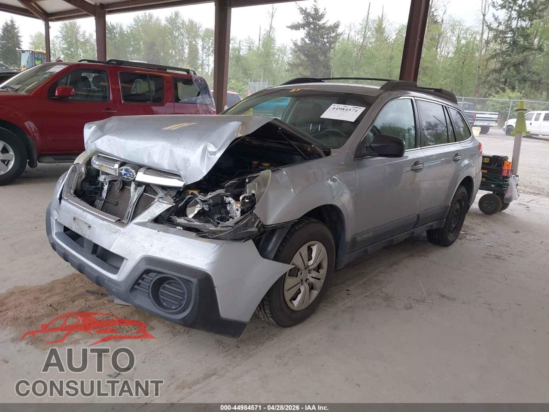 SUBARU OUTBACK 2014 - 4S4BRBAC1E1309380