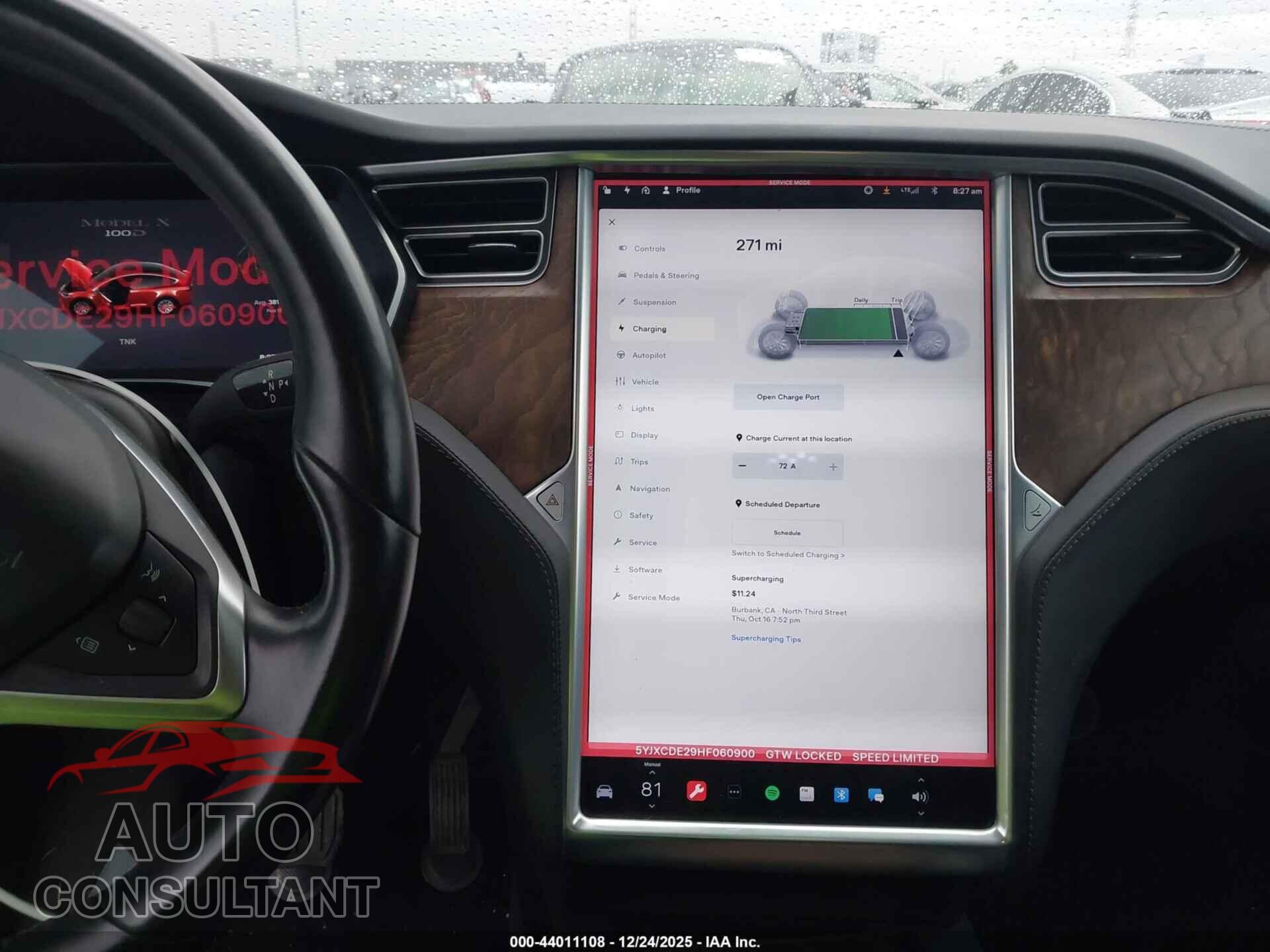 TESLA MODEL X 2017 - 5YJXCDE29HF060900