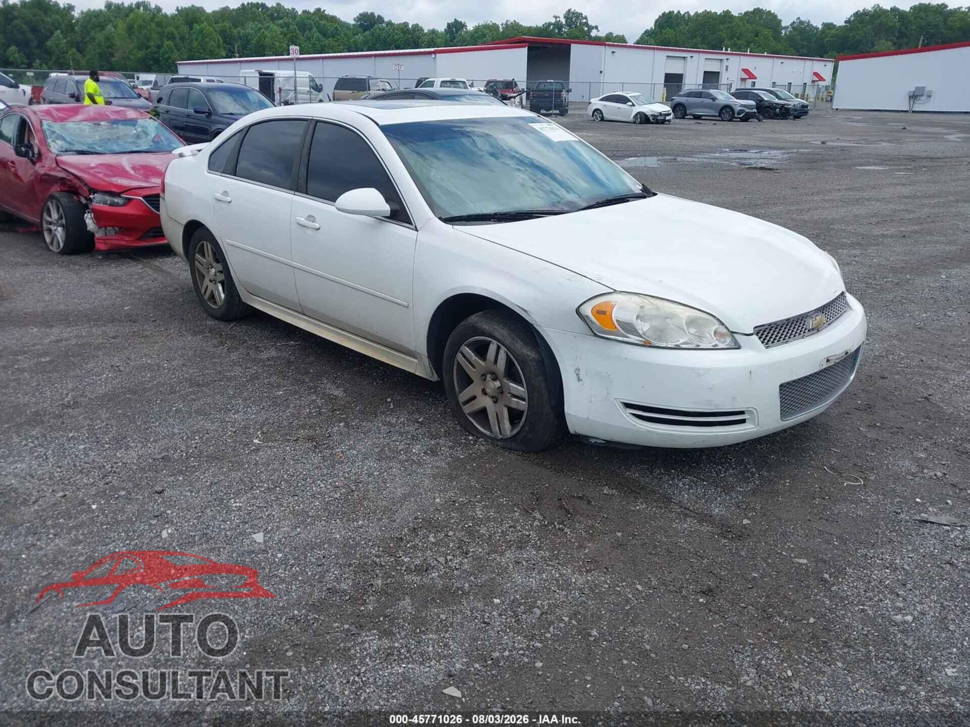 CHEVROLET IMPALA 2012 - 2G1WG5E36C1158124