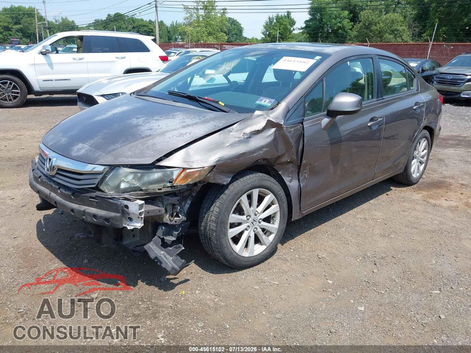 HONDA CIVIC 2012 - 2HGFB2F92CH543955