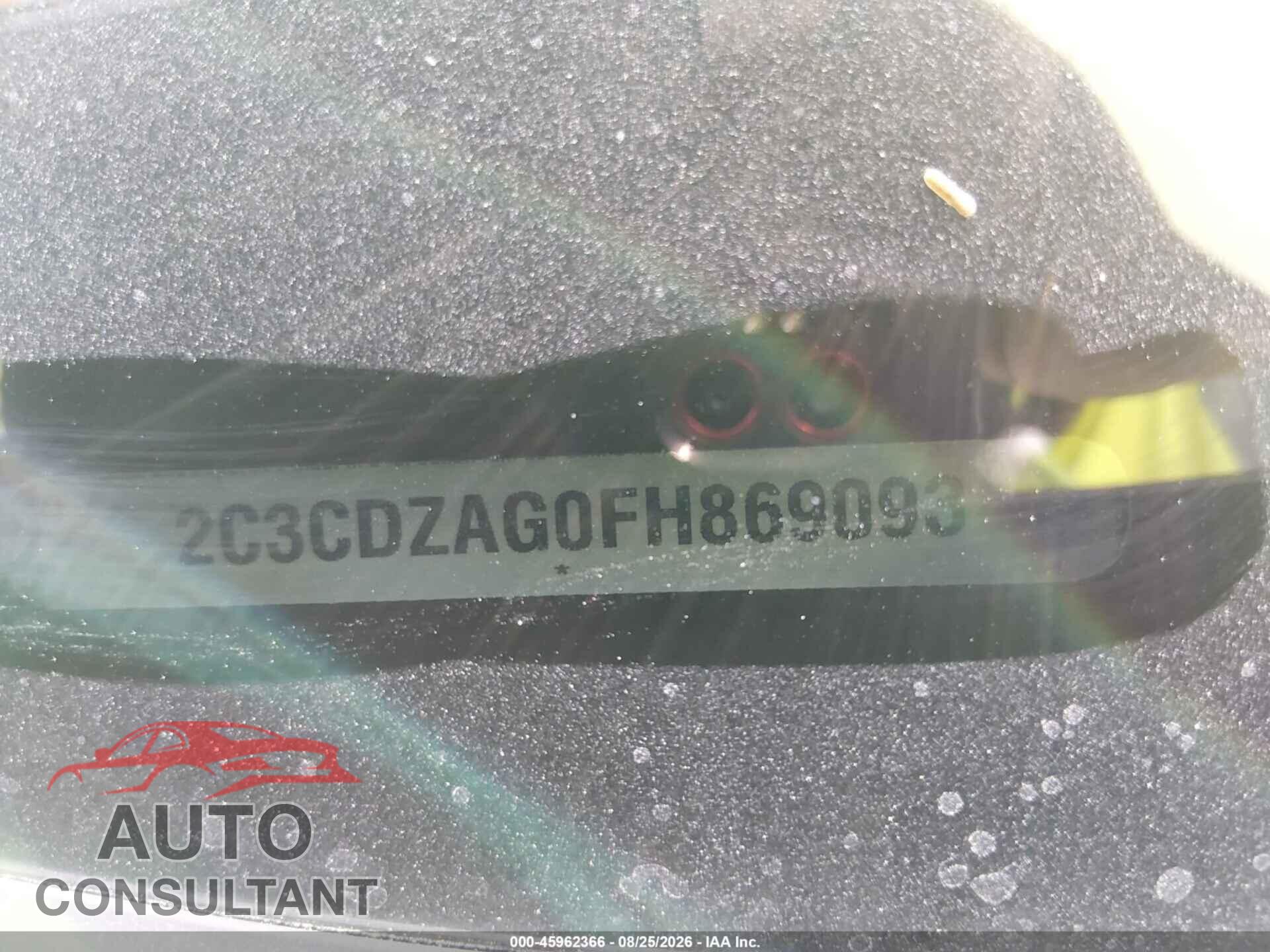 DODGE CHALLENGER 2015 - 2C3CDZAG0FHH69093