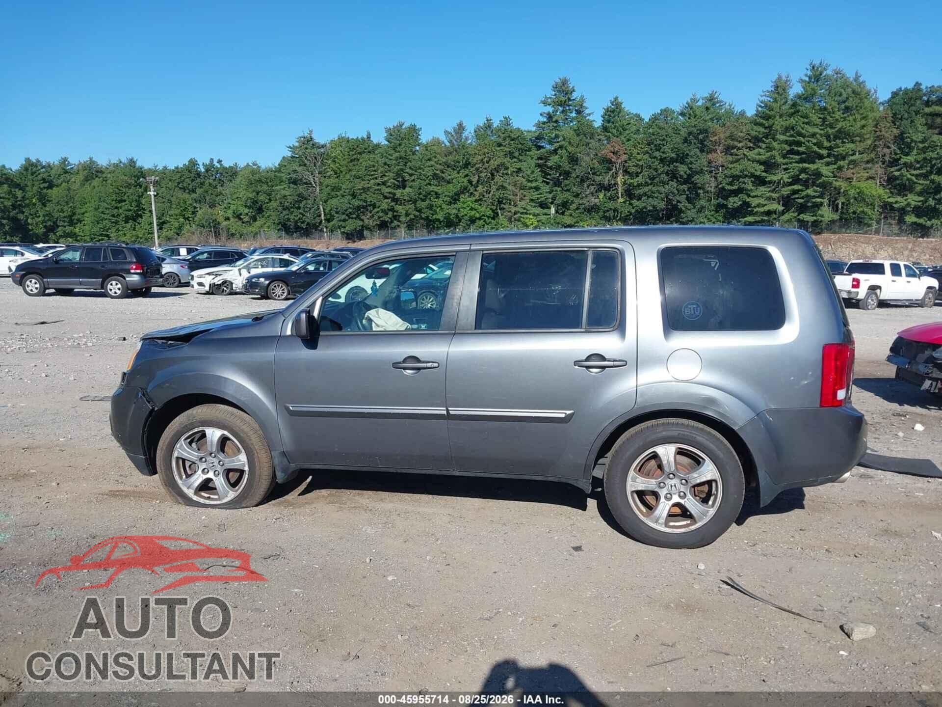 HONDA PILOT 2012 - 5FNYF4H53CB031077