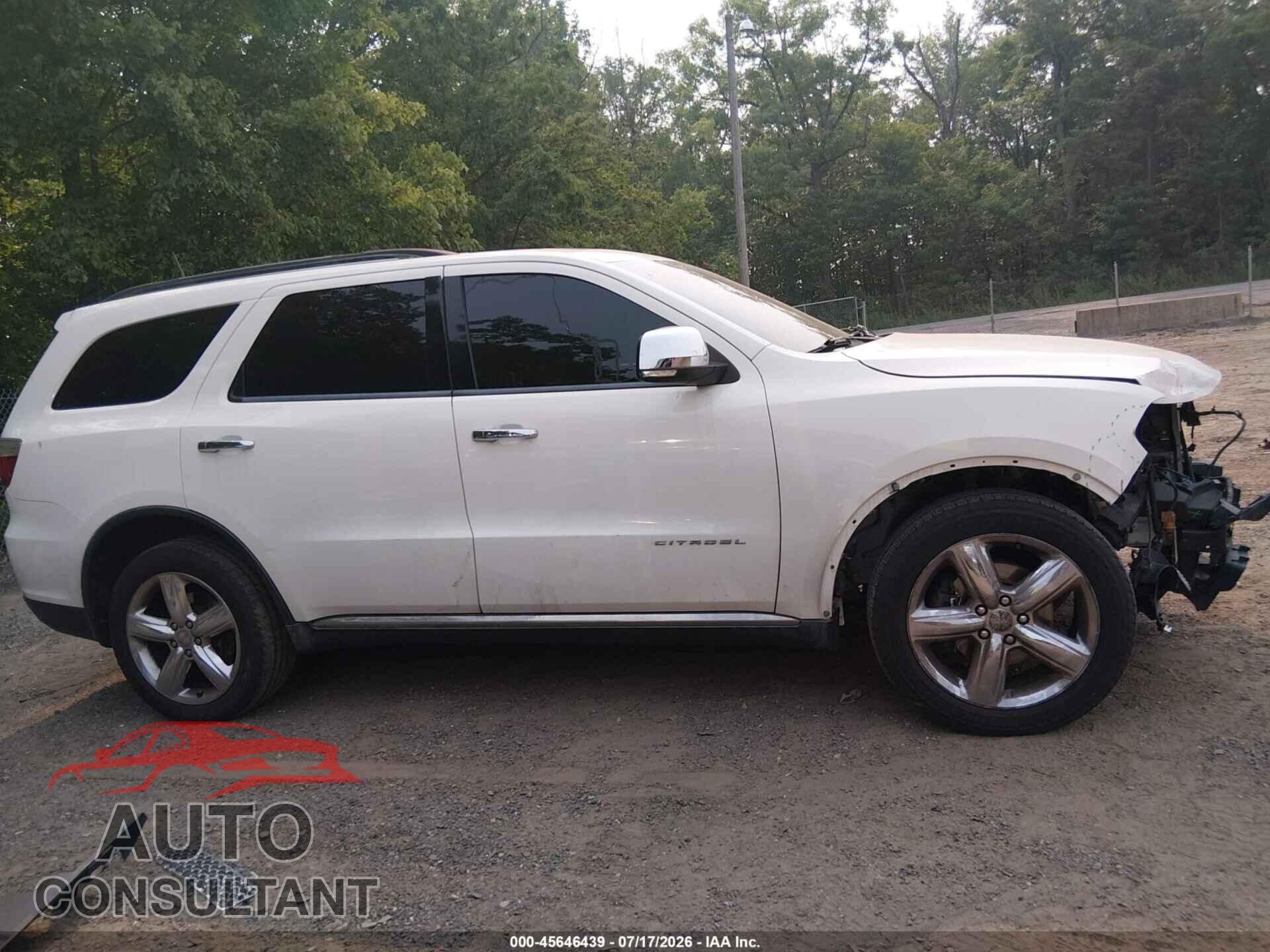 DODGE DURANGO 2012 - 1C4SDJET8CC144064