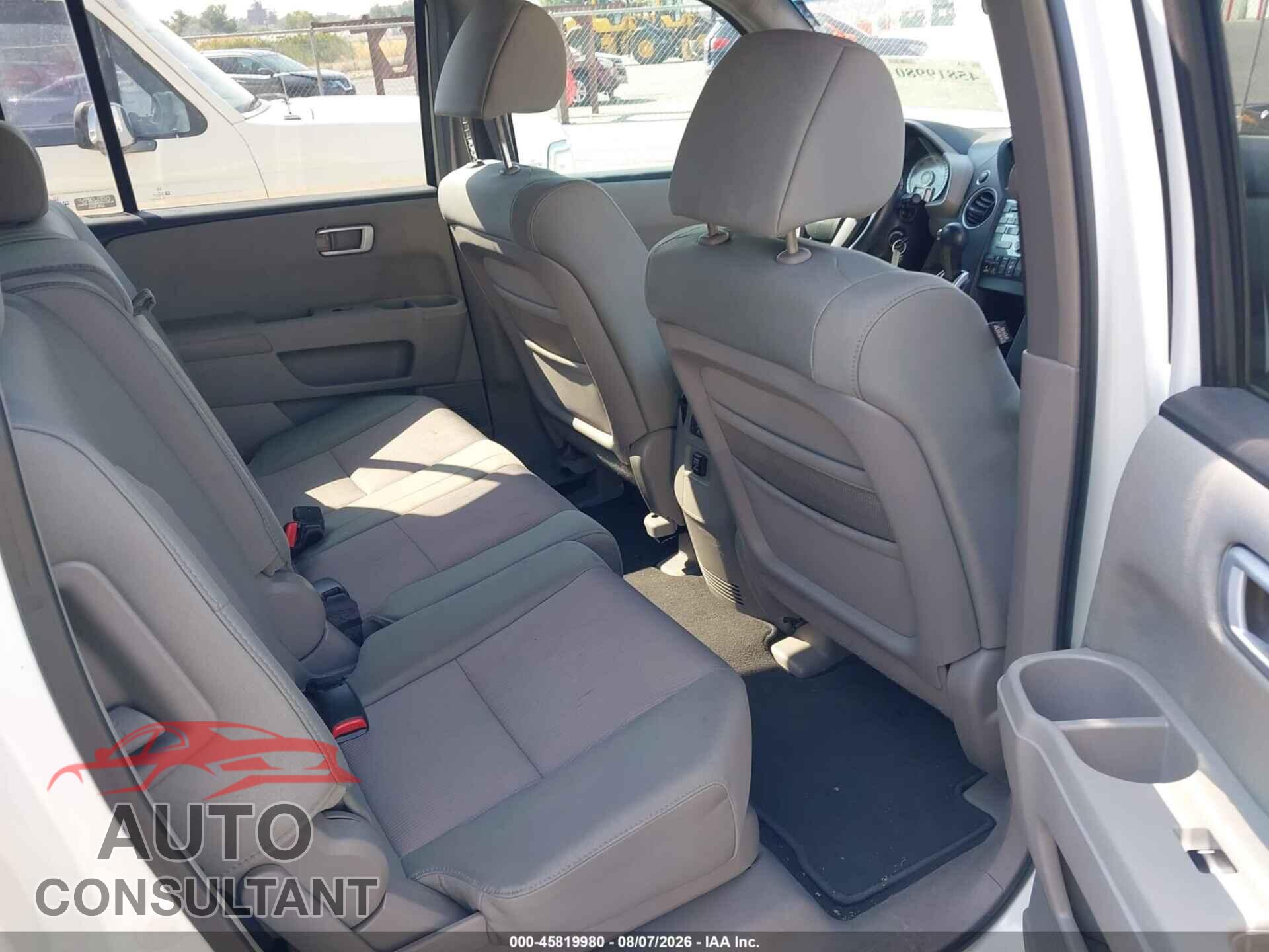 HONDA PILOT 2009 - 5FNYF48459B044185
