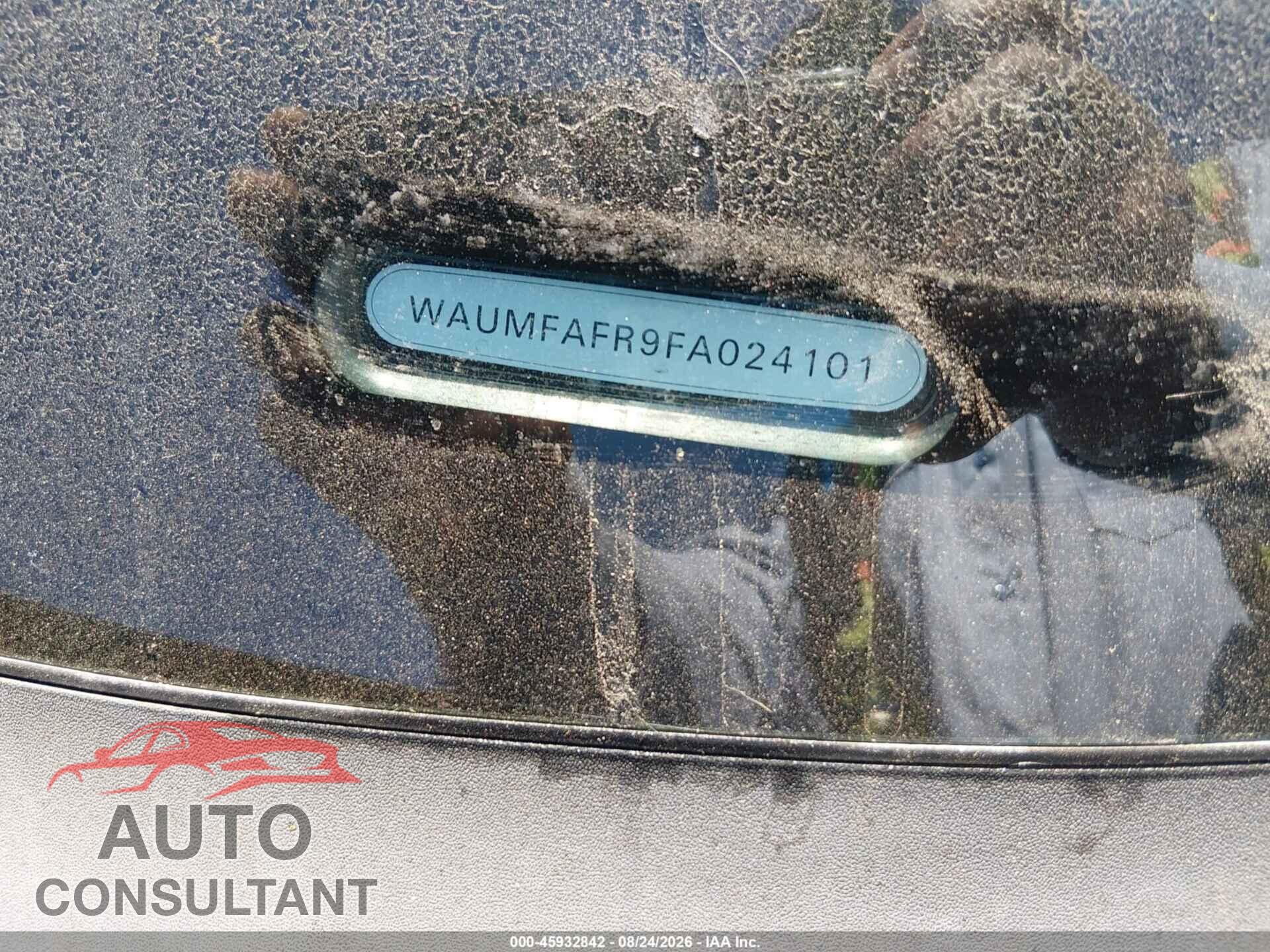 AUDI A5 2015 - WAUMFAFR9FA024101