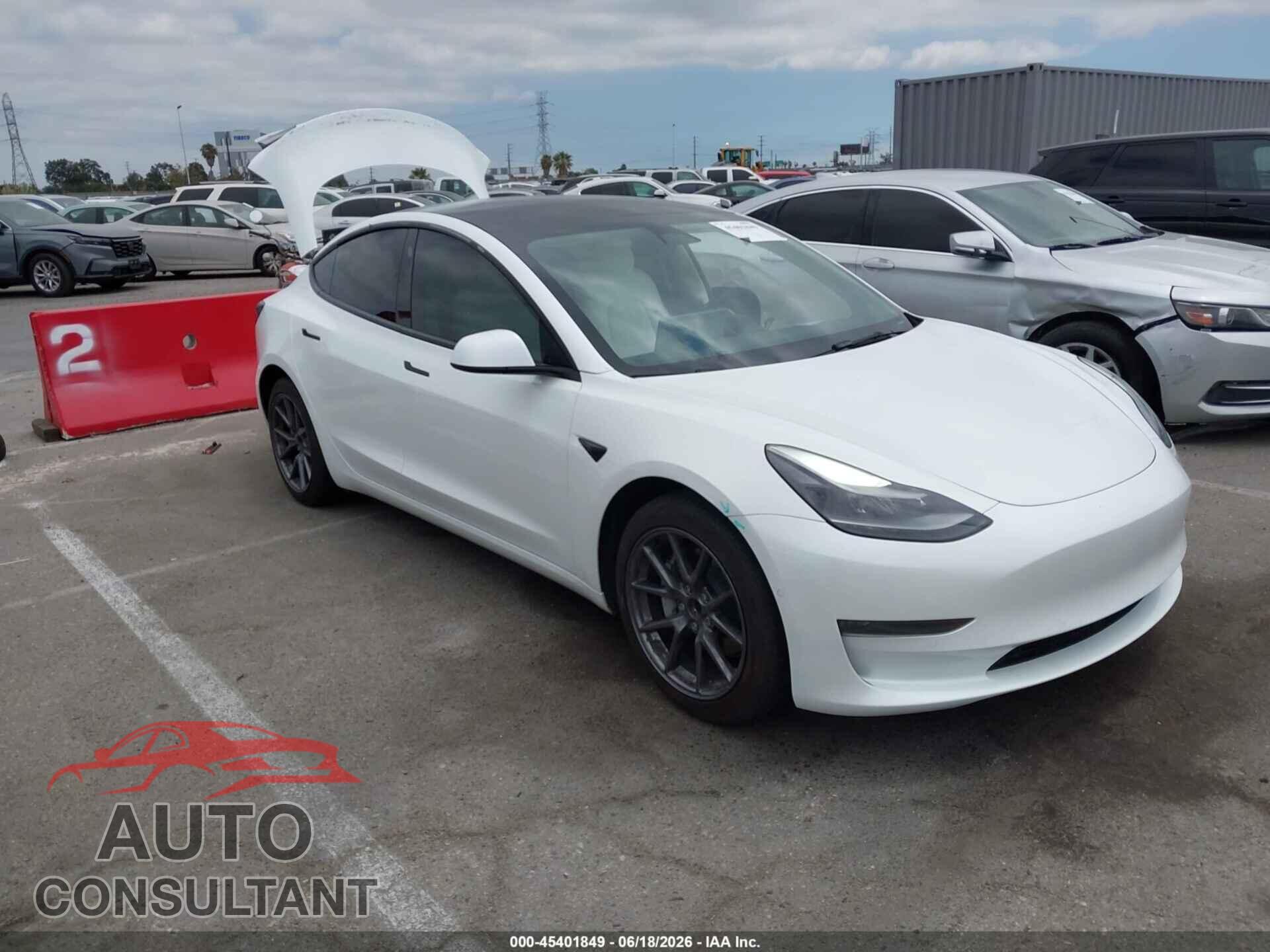 TESLA MODEL 3 2022 - 5YJ3E1EA2NF357954