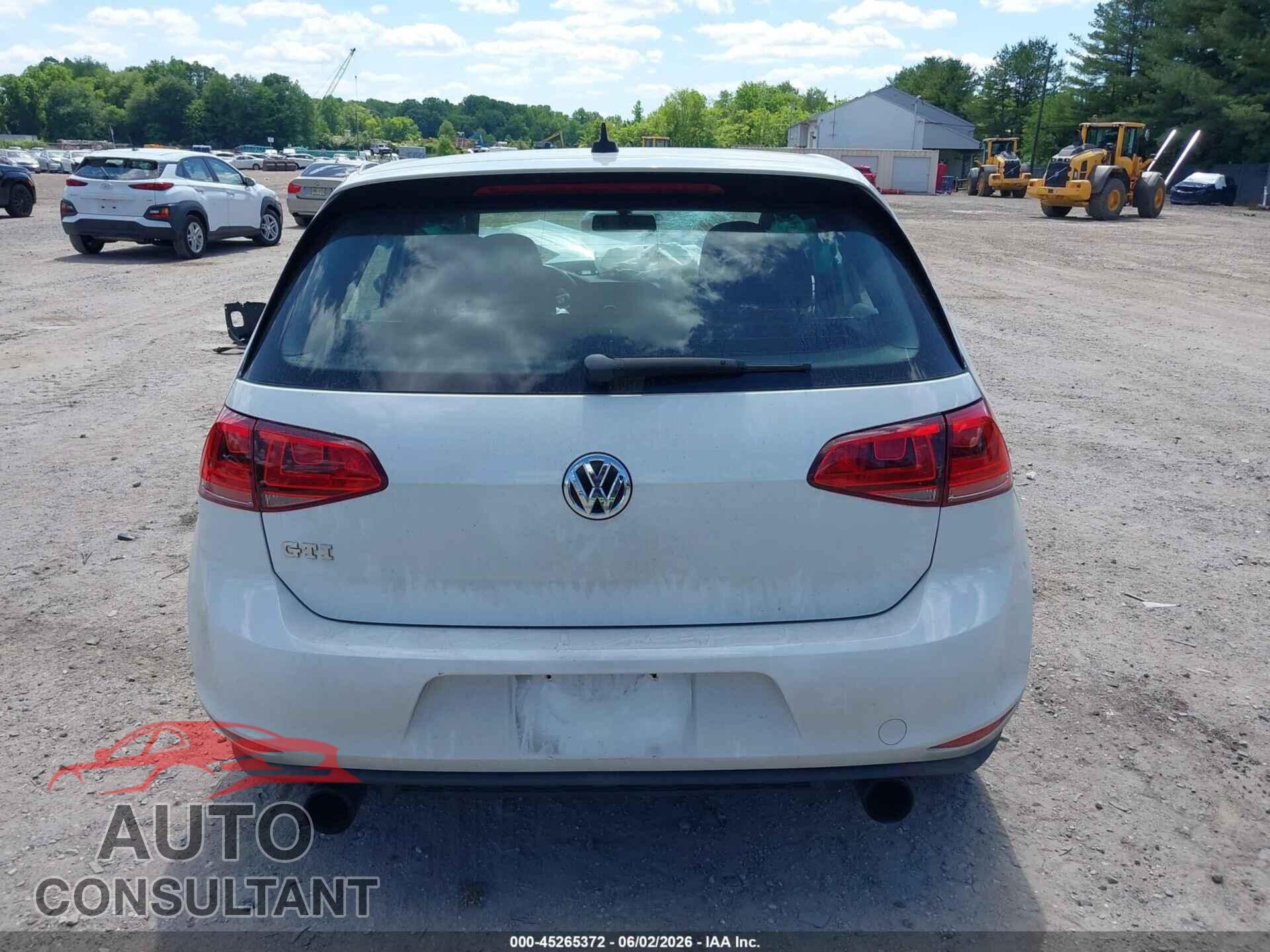VOLKSWAGEN GOLF GTI 2016 - 3VW4T7AU8GM019676