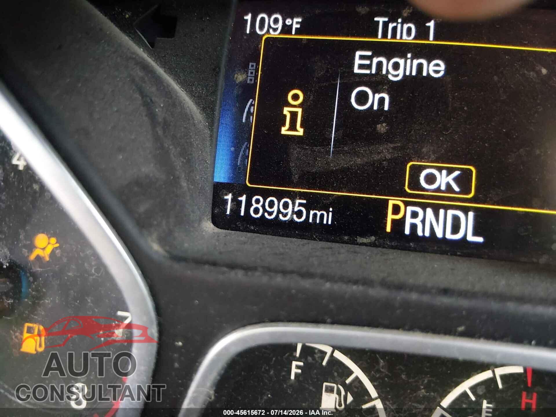 FORD FOCUS 2016 - 1FADP3F2XGL395844