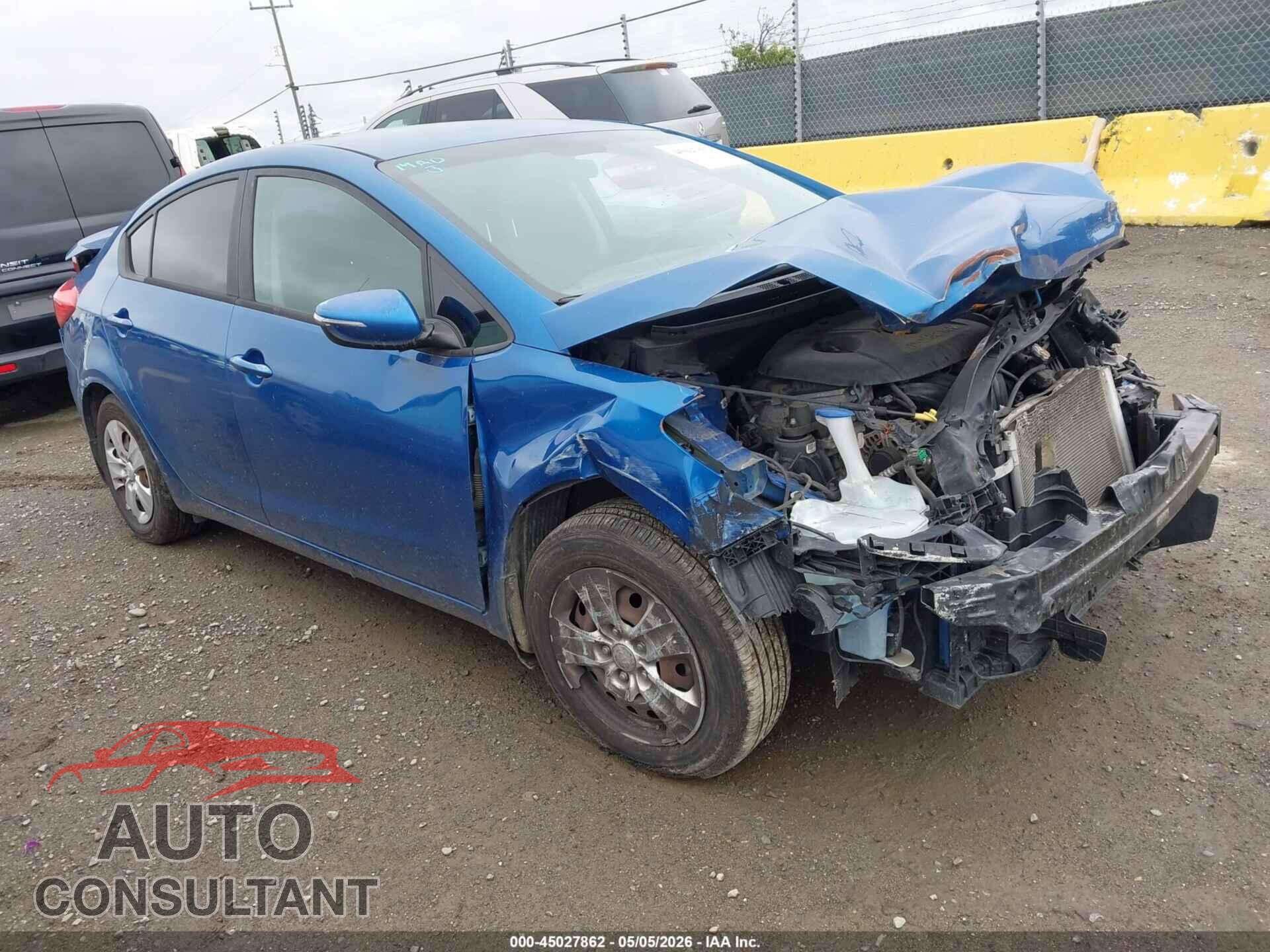 KIA FORTE 2015 - KNAFX4A63F5284426