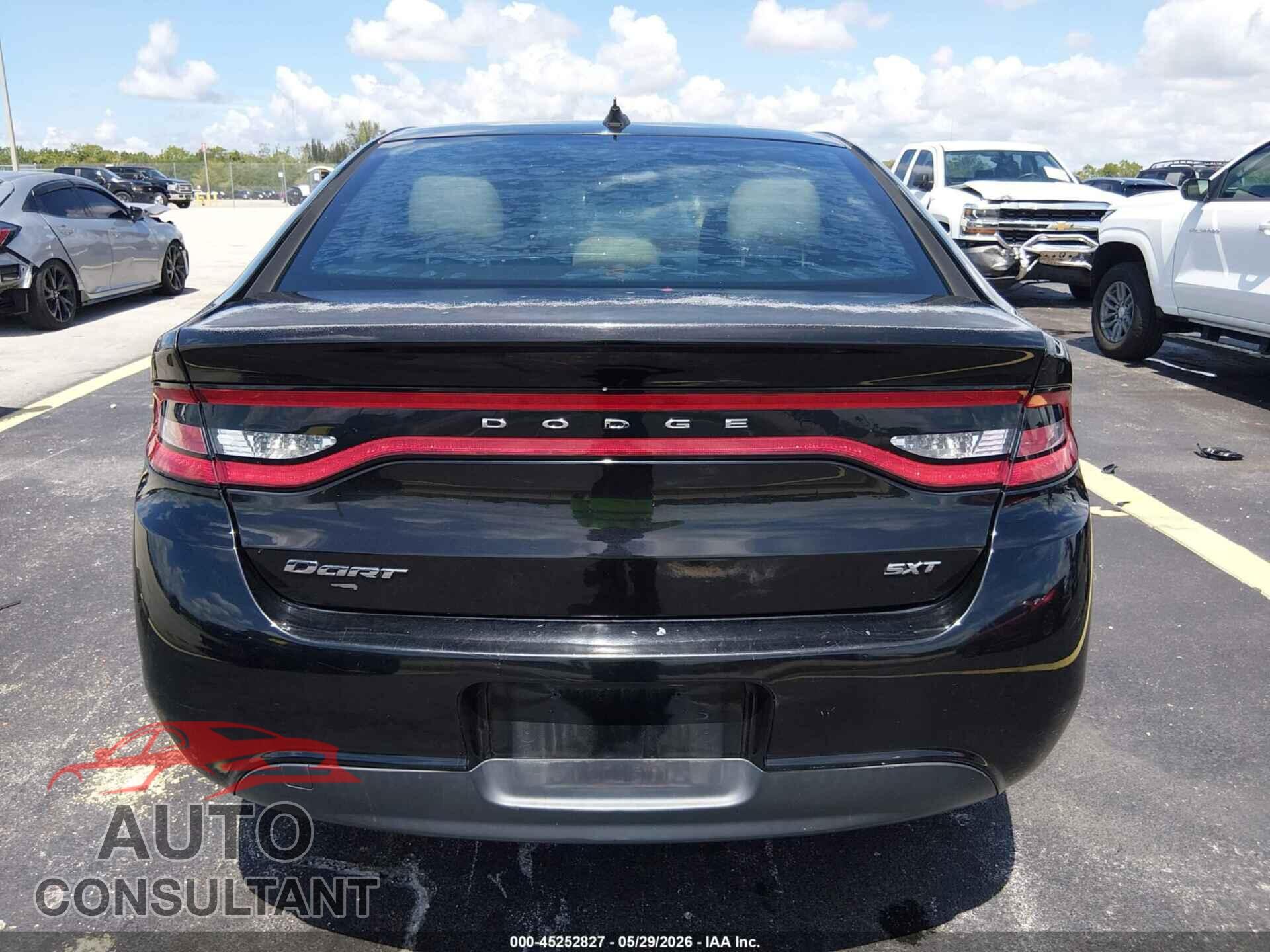 DODGE DART 2015 - 1C3CDFBB2FD211788