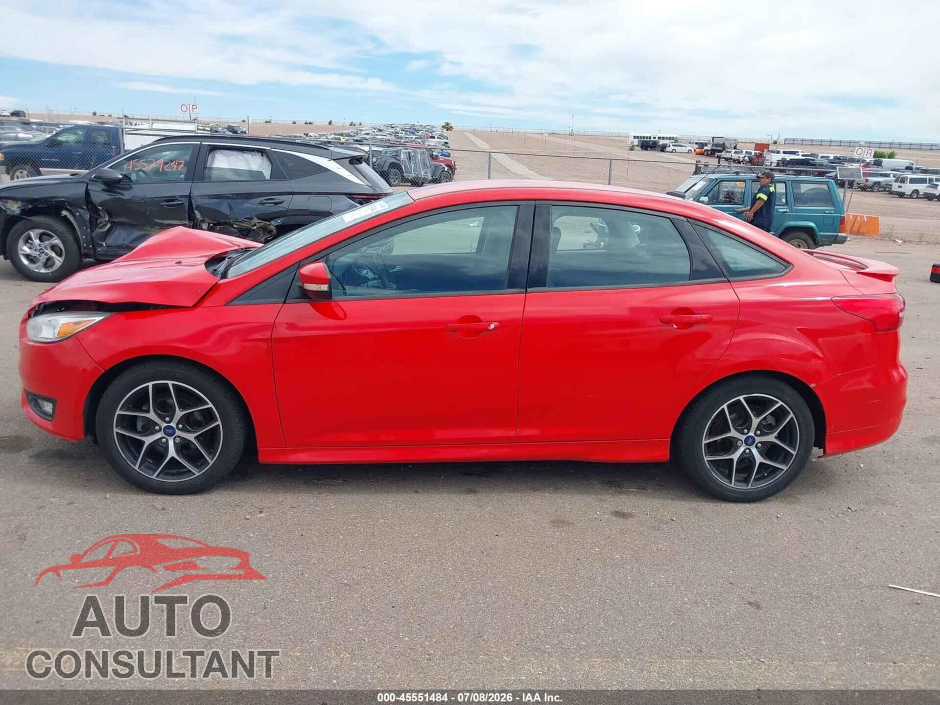 FORD FOCUS 2016 - 1FADP3F27GL280456