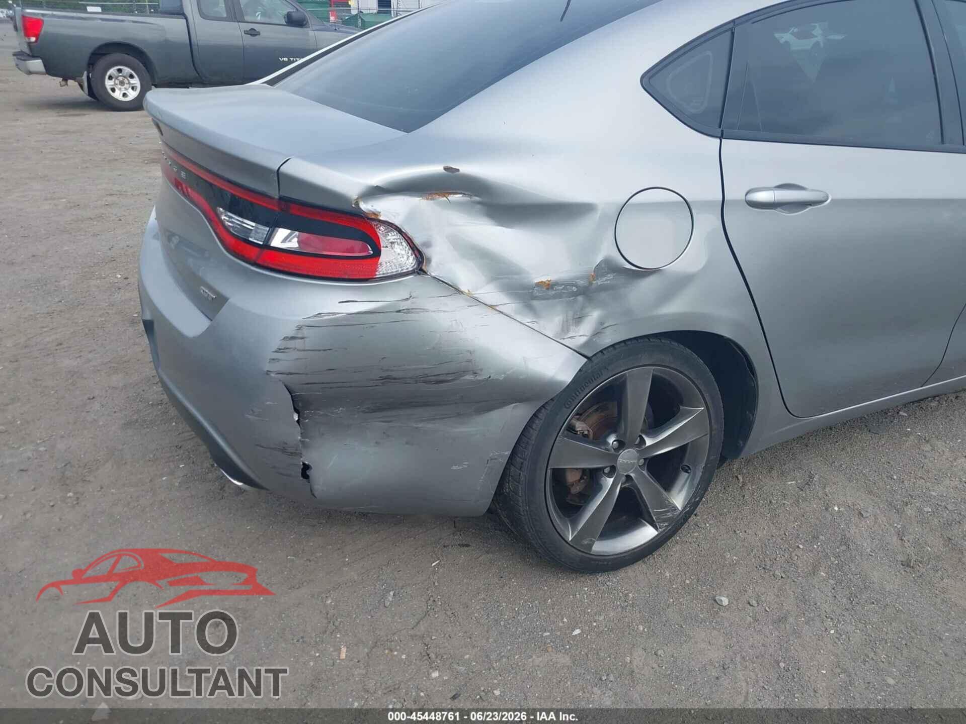 DODGE DART 2015 - 1C3CDFEBXFD254111