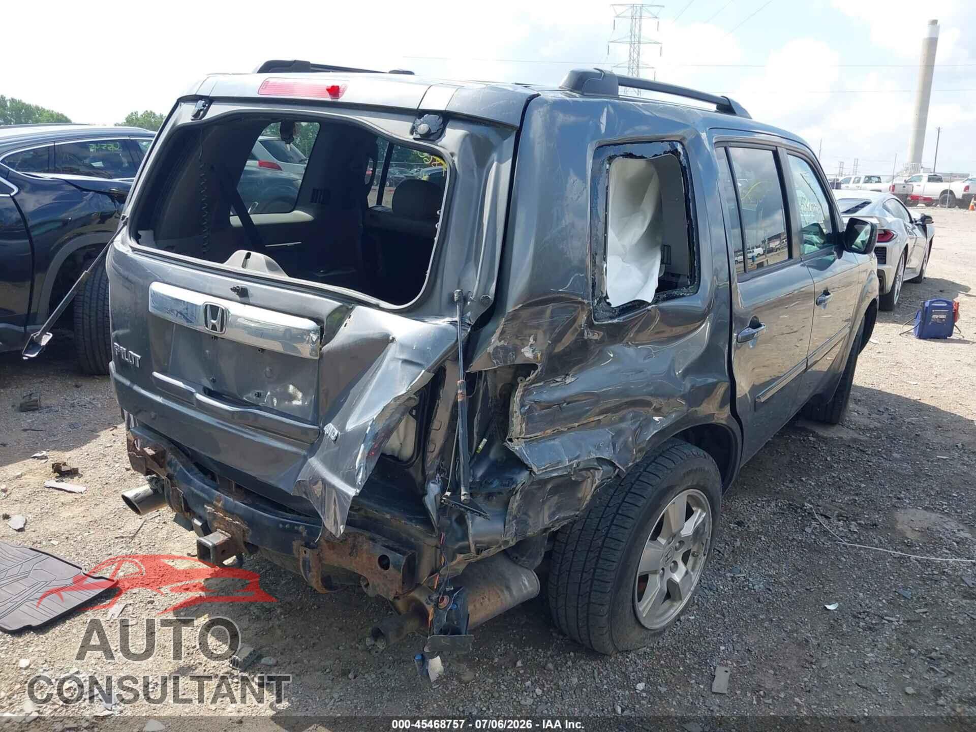 HONDA PILOT 2011 - 5FNYF4H59BB078600