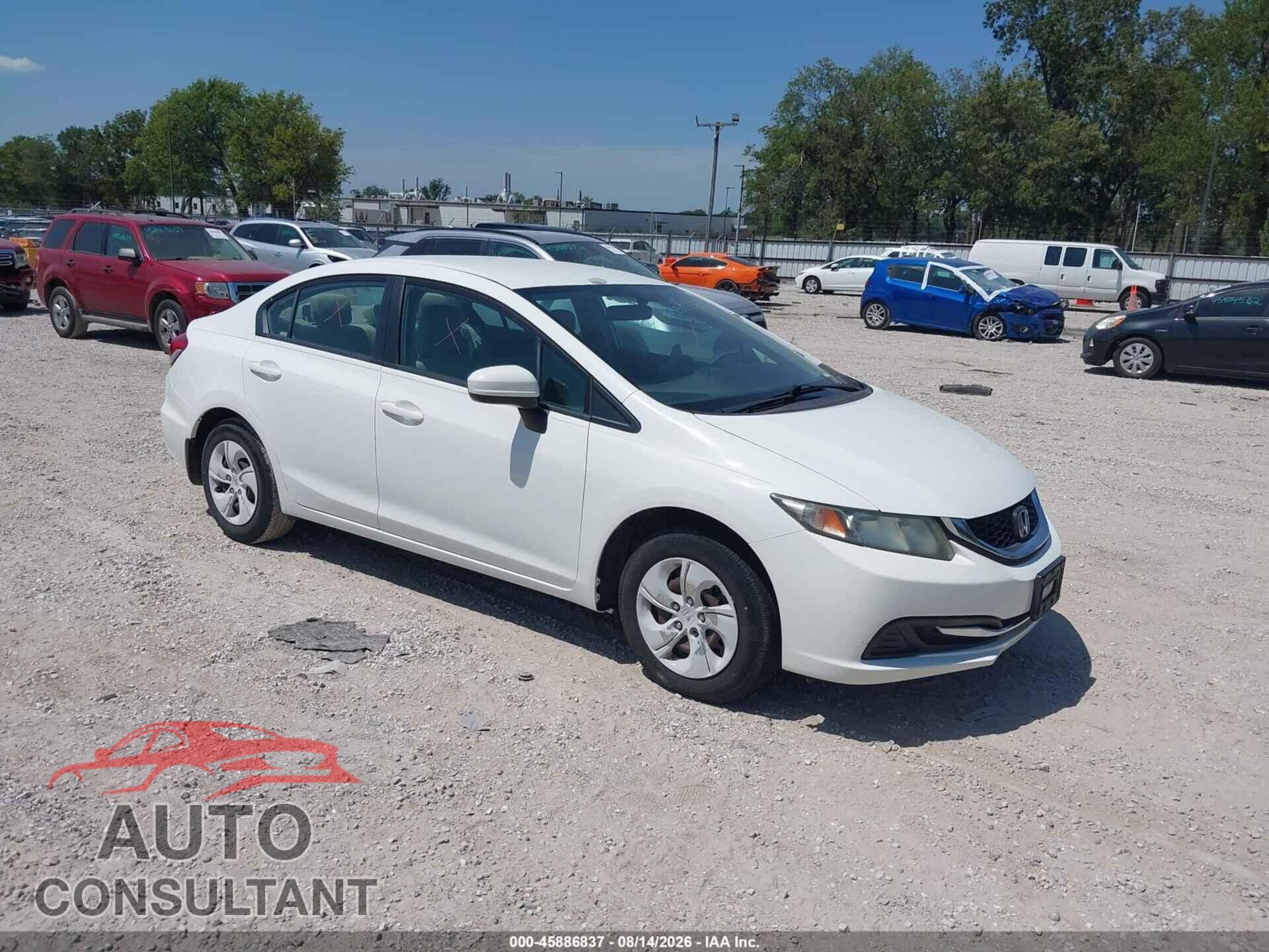 HONDA CIVIC 2014 - 19XFB2F53EE042406