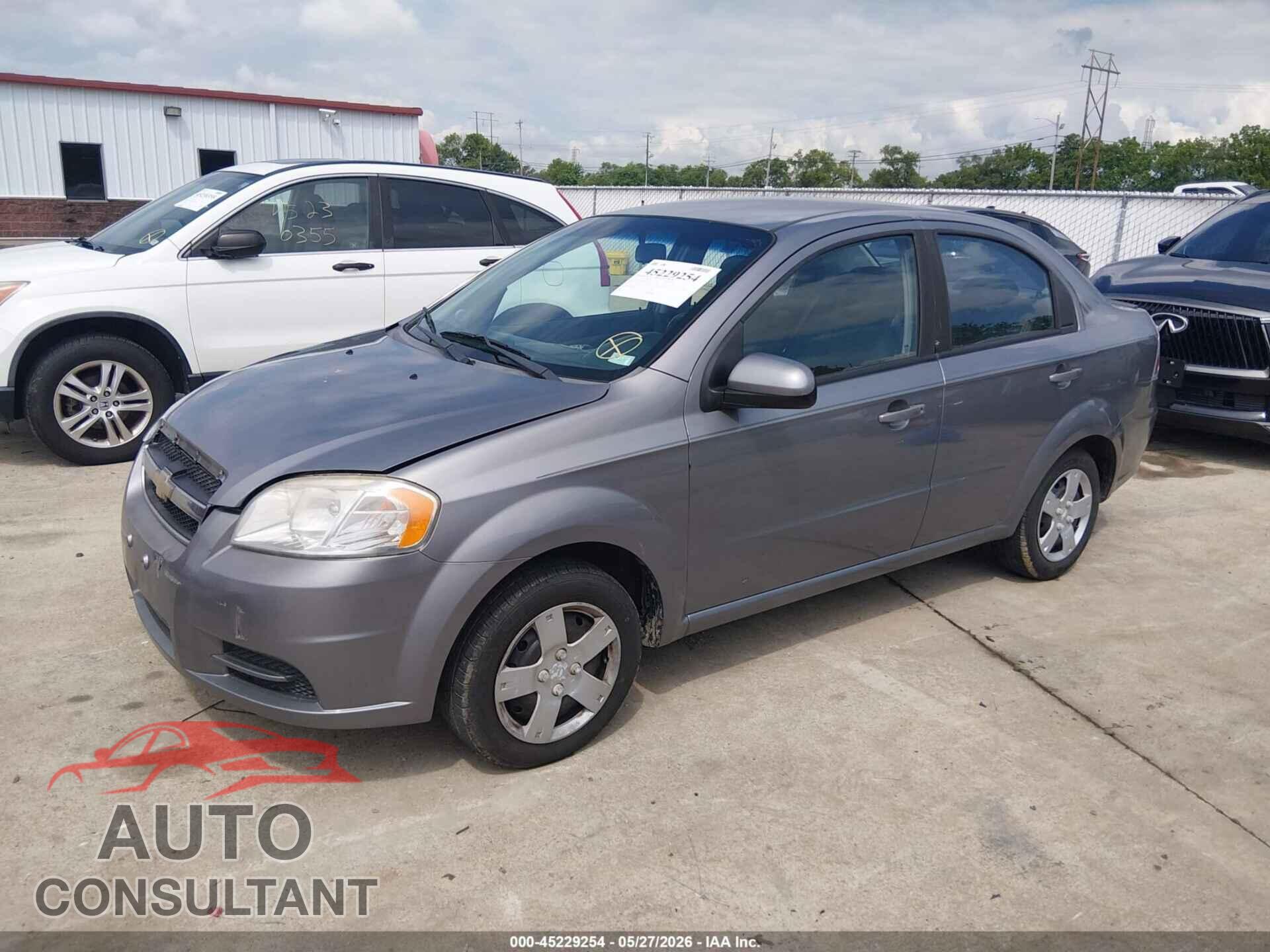 CHEVROLET AVEO 2011 - KL1TD5DE4BB112576