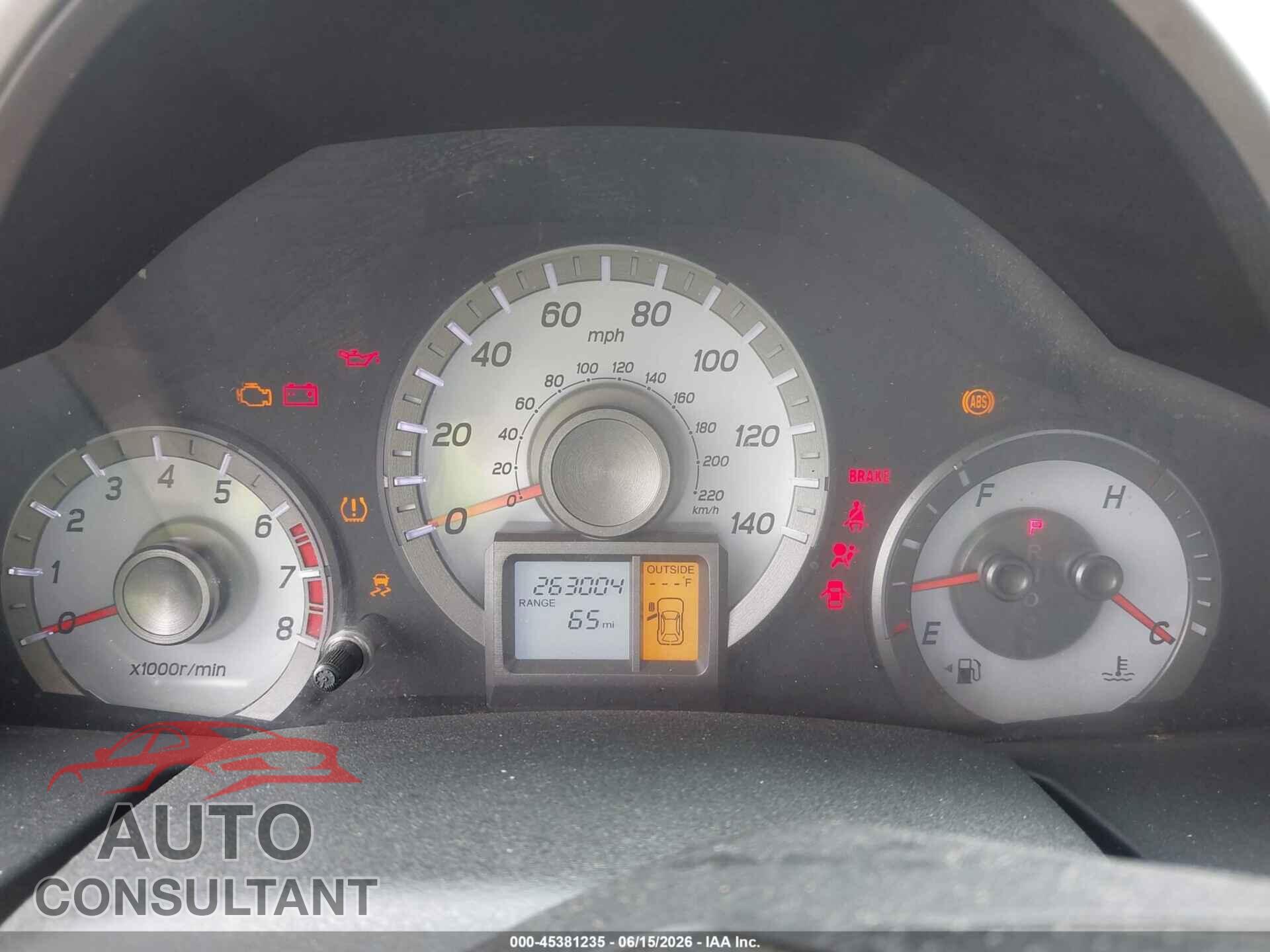 HONDA PILOT 2013 - 5FNYF4H65DB011987