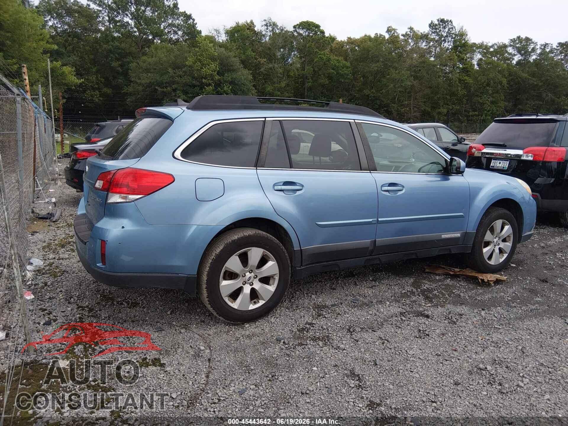 SUBARU OUTBACK 2011 - 4S4BRBLC4B3434144