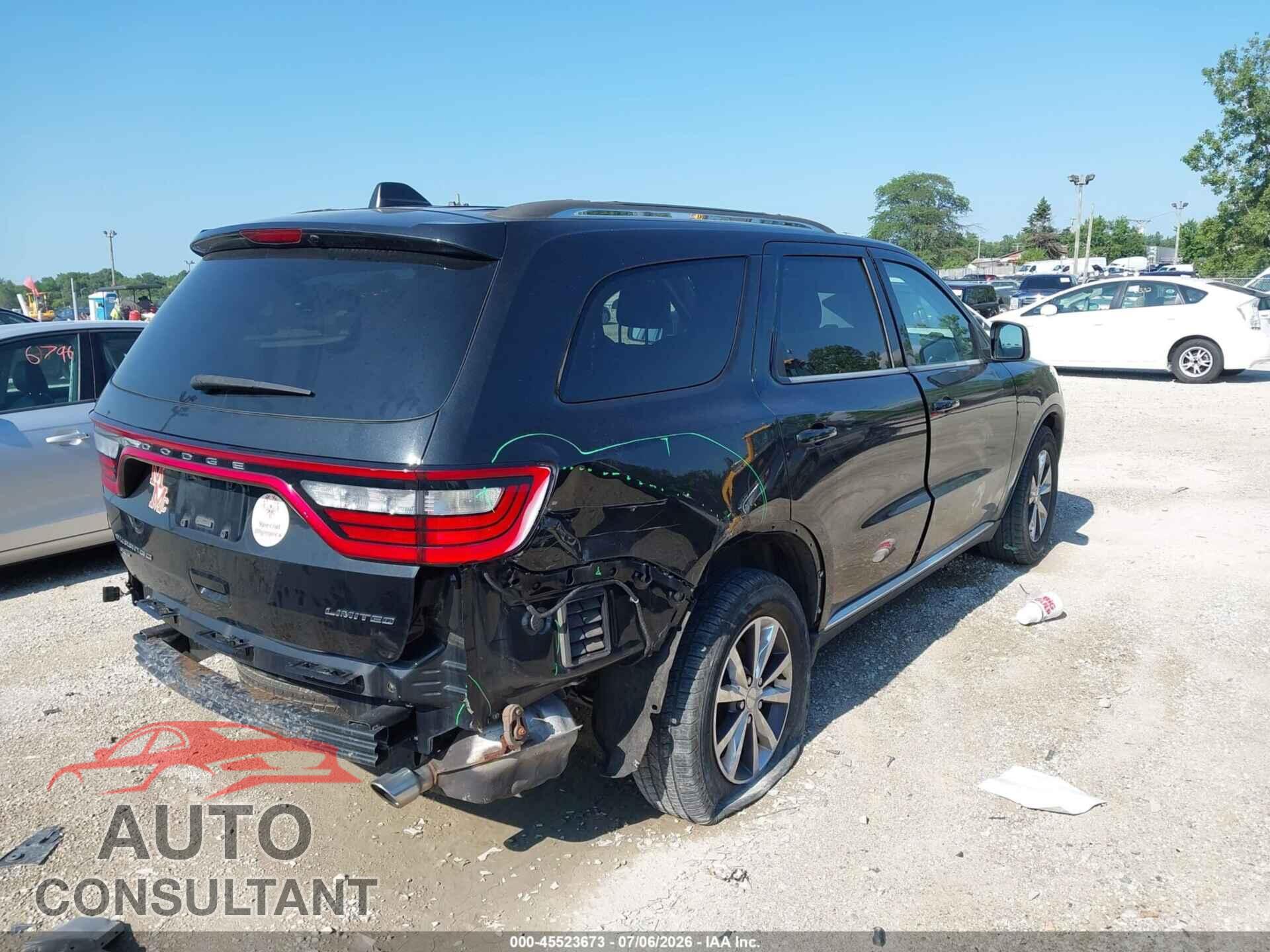 DODGE DURANGO 2016 - 1C4RDJDG2GC419694