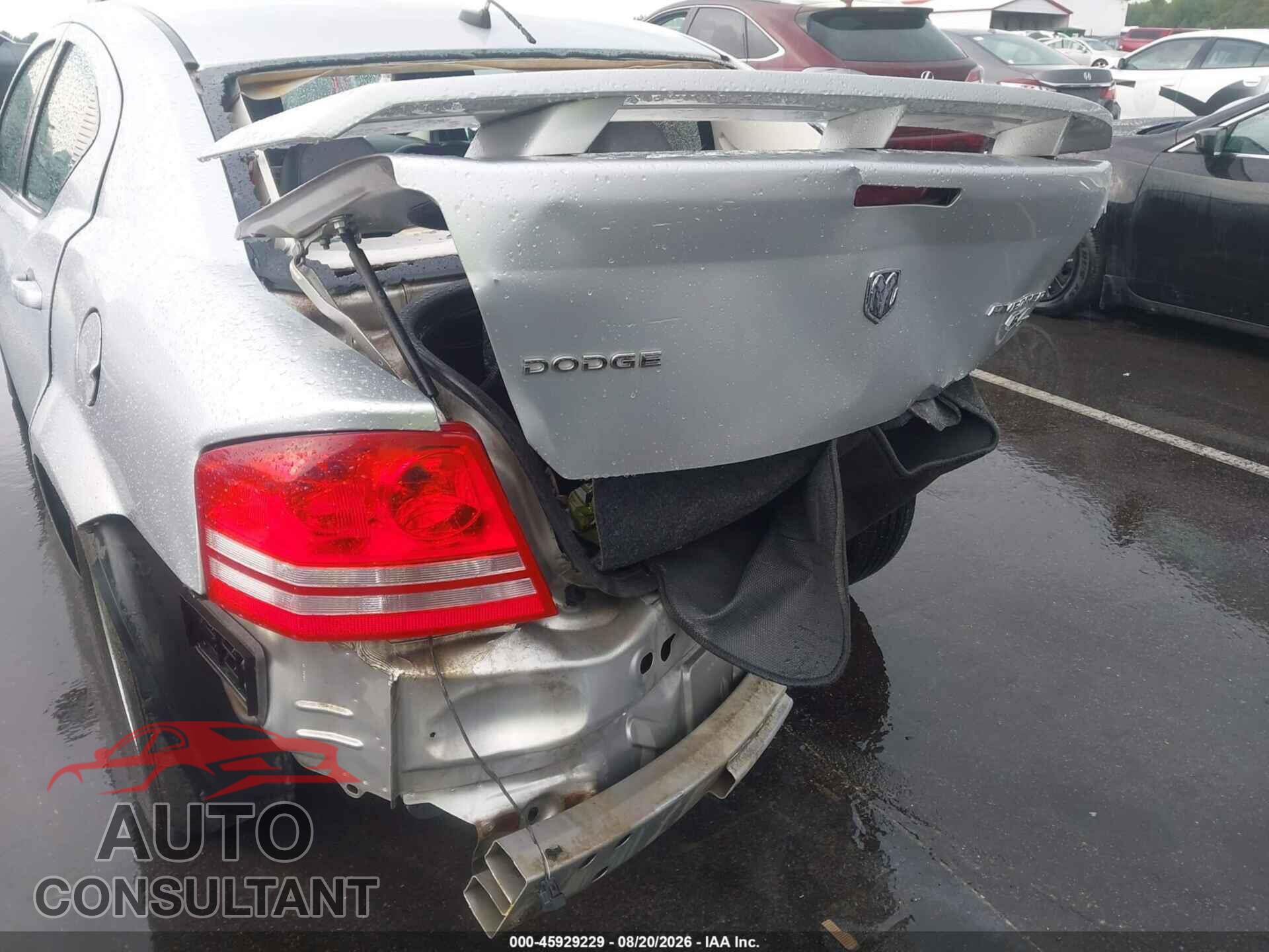 DODGE AVENGER 2010 - 1B3CC5FB9AN194074