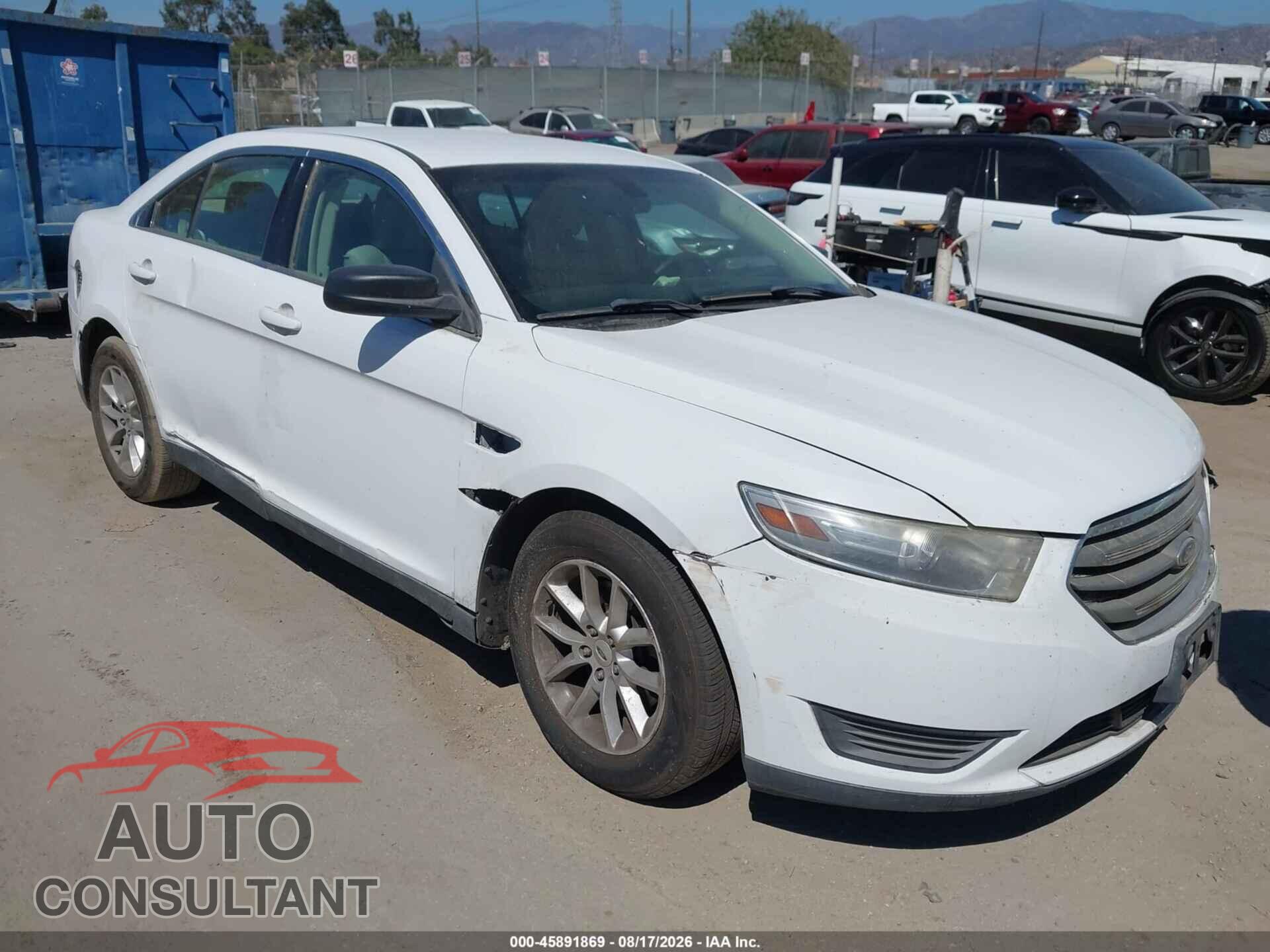 FORD TAURUS 2013 - 1FAHP2D81DG162216