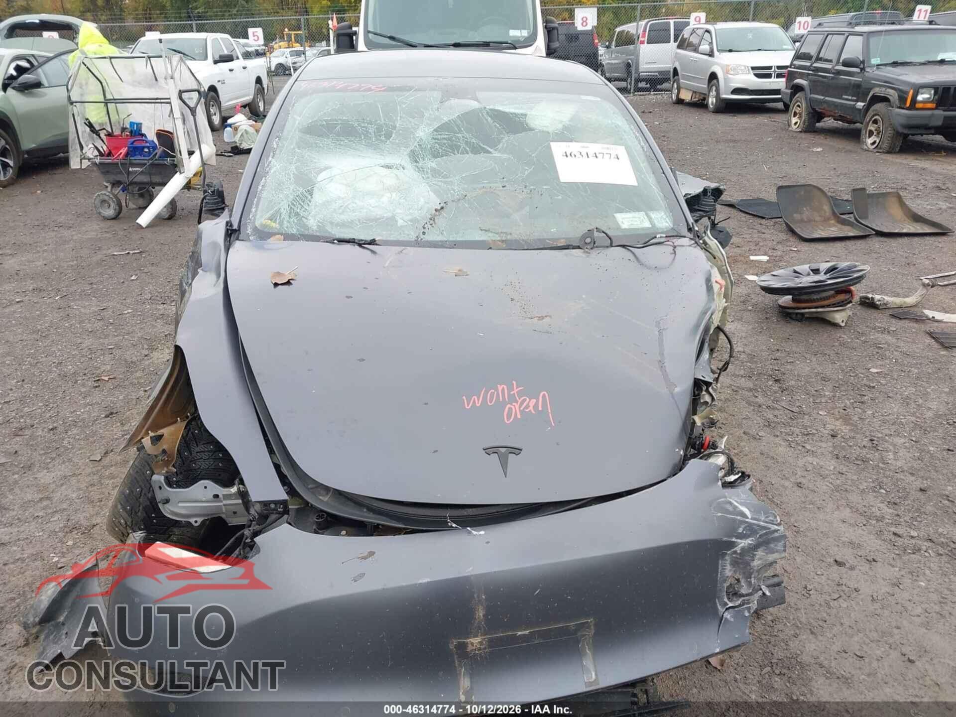 TESLA MODEL 3 2022 - 5YJ3E1EC8NF156366